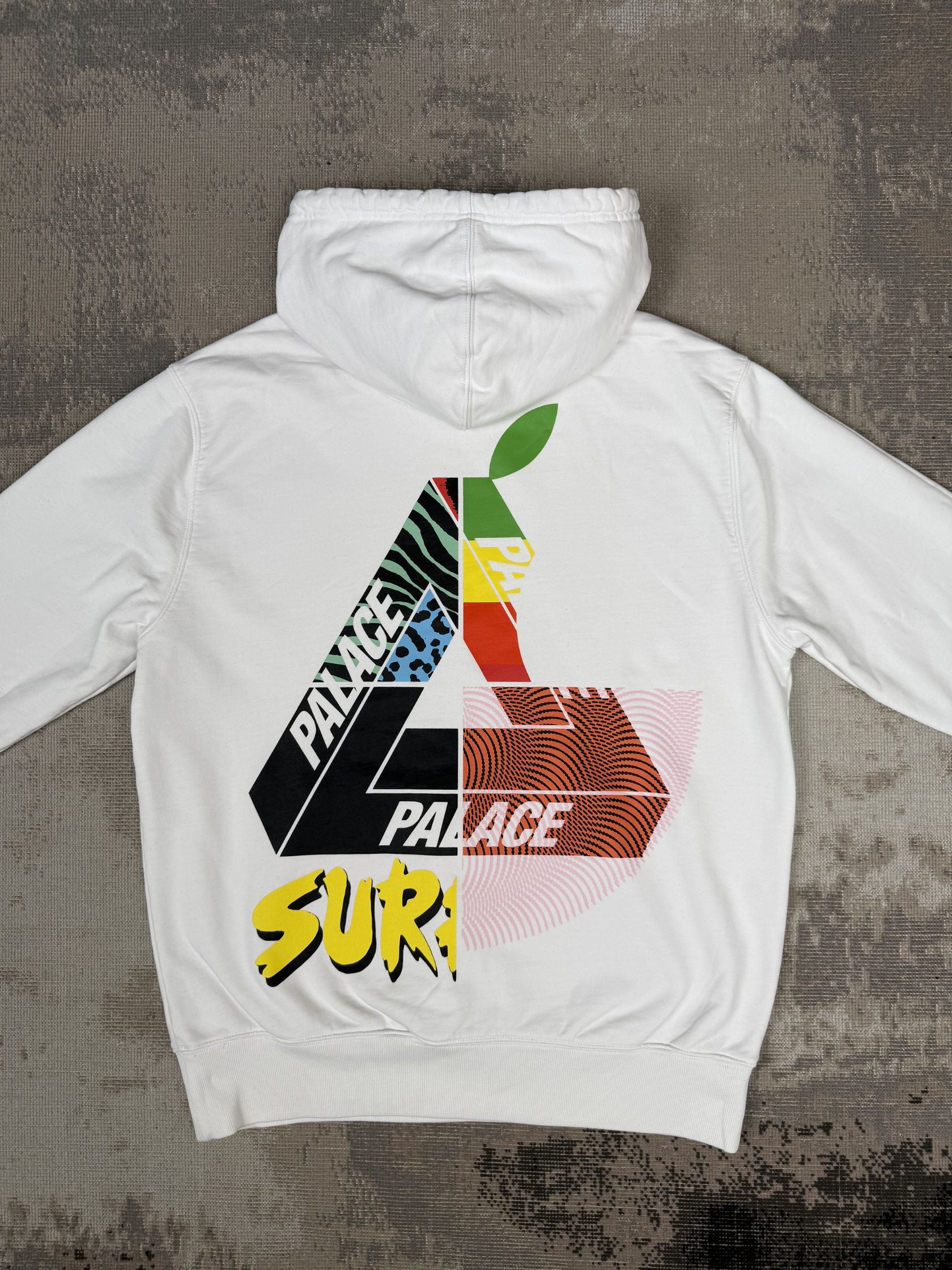 Palace Mix Up Triferg Hoodie - White Palace