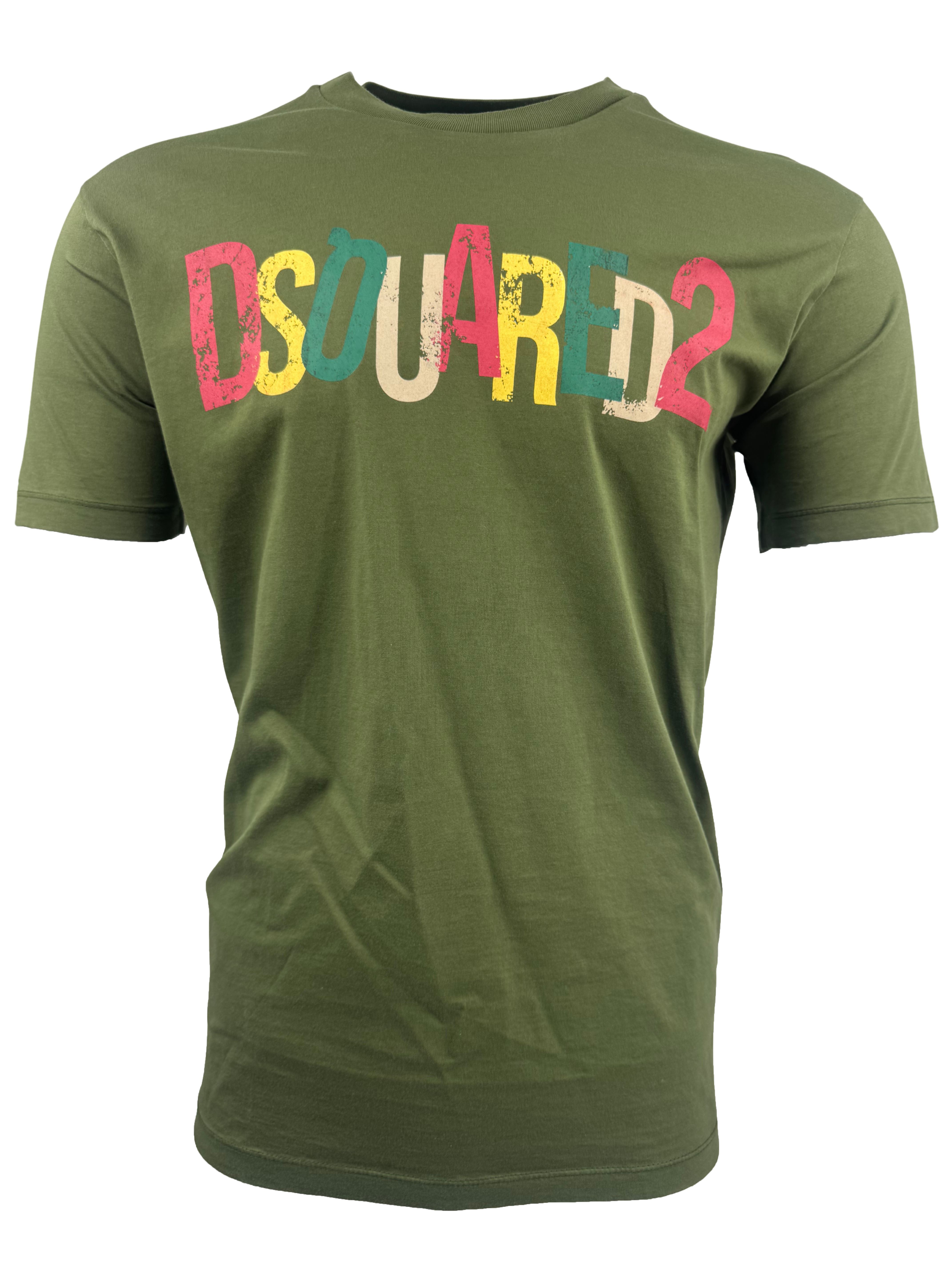 Dsquared2 Logo T-shirt - Khaki Dsquared2