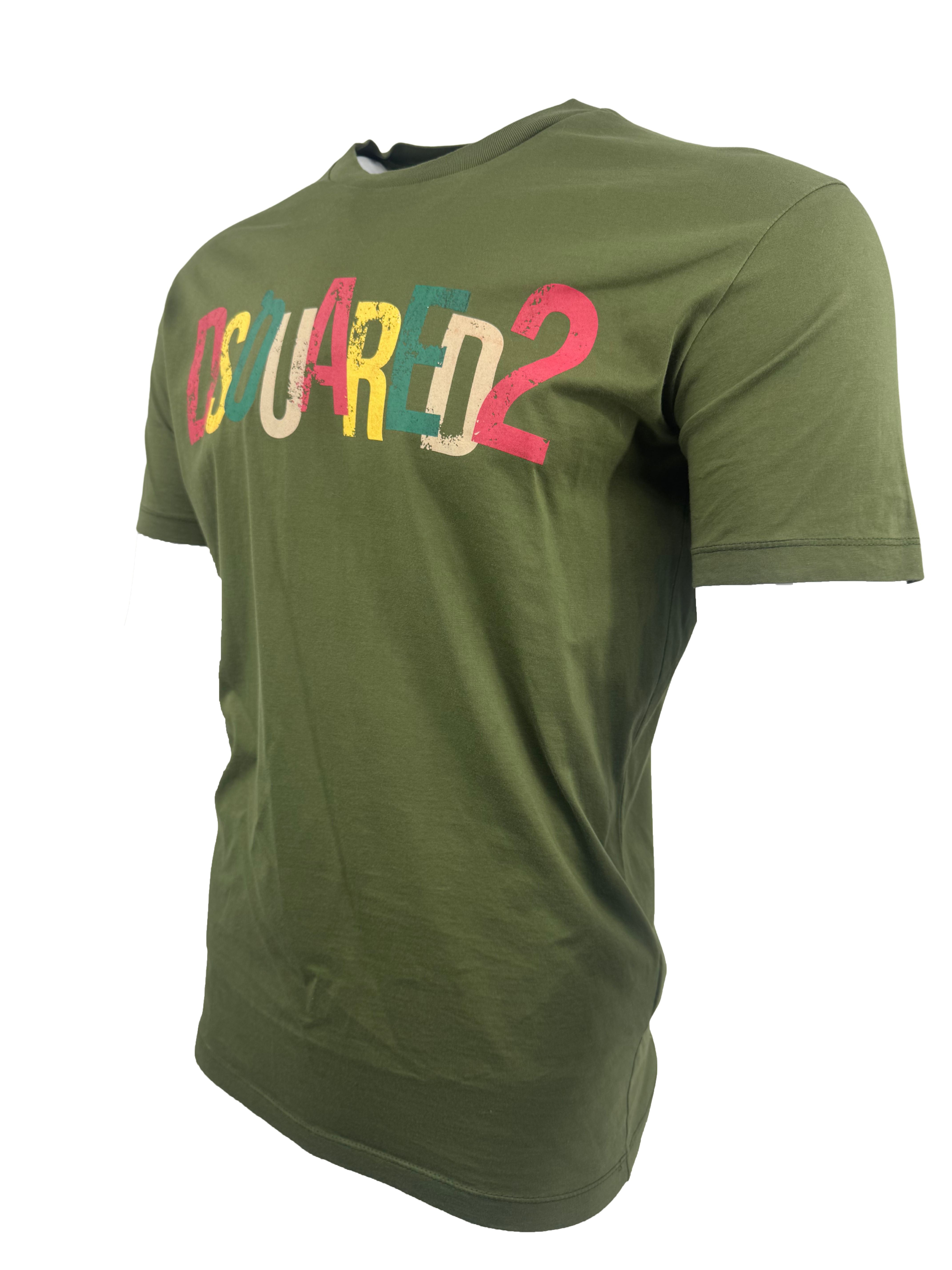 Dsquared2 Logo T-shirt - Khaki Dsquared2