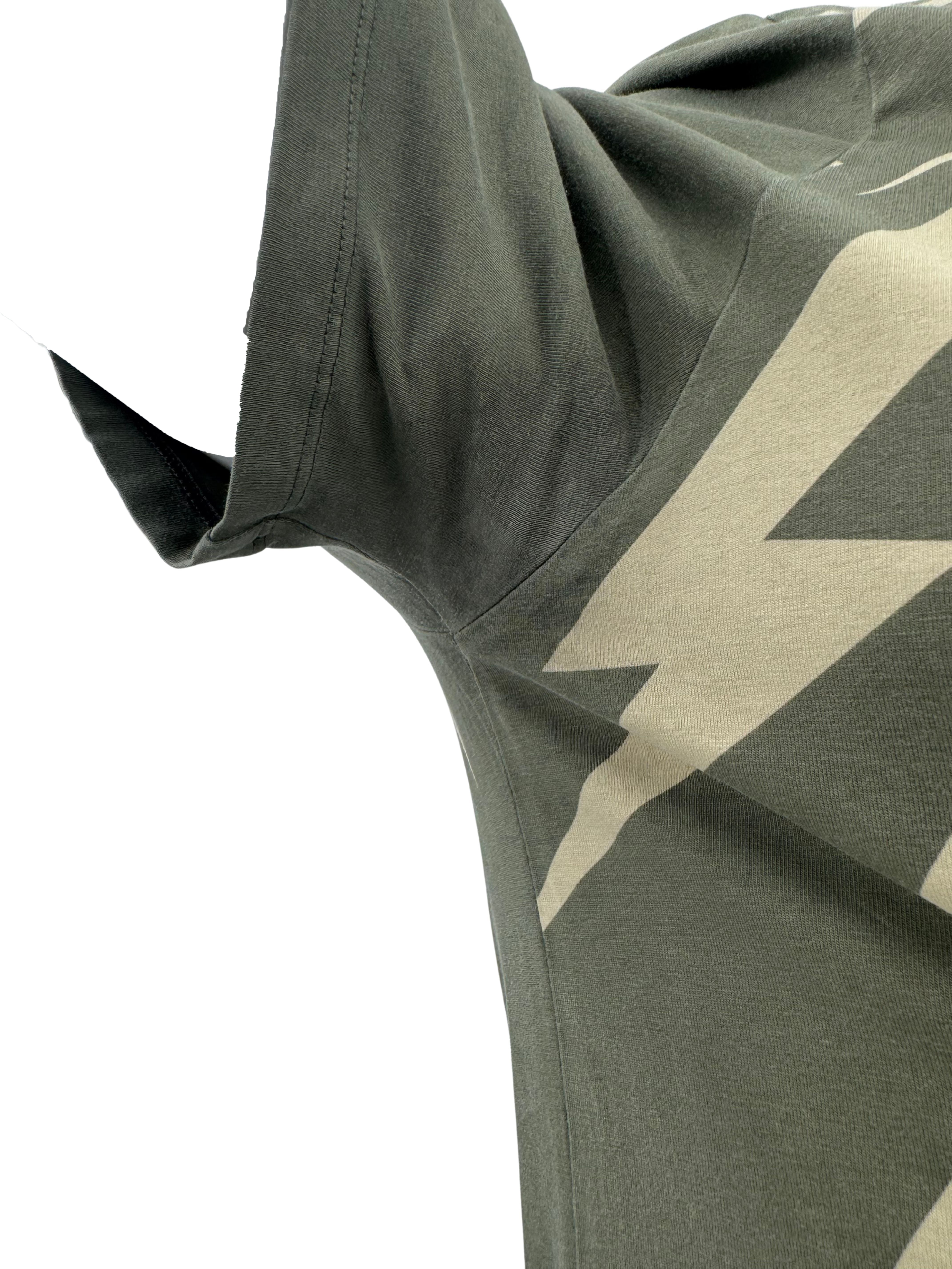Neil Barrett Lighting Bolt T-Shirt - Khaki Neil Barrett