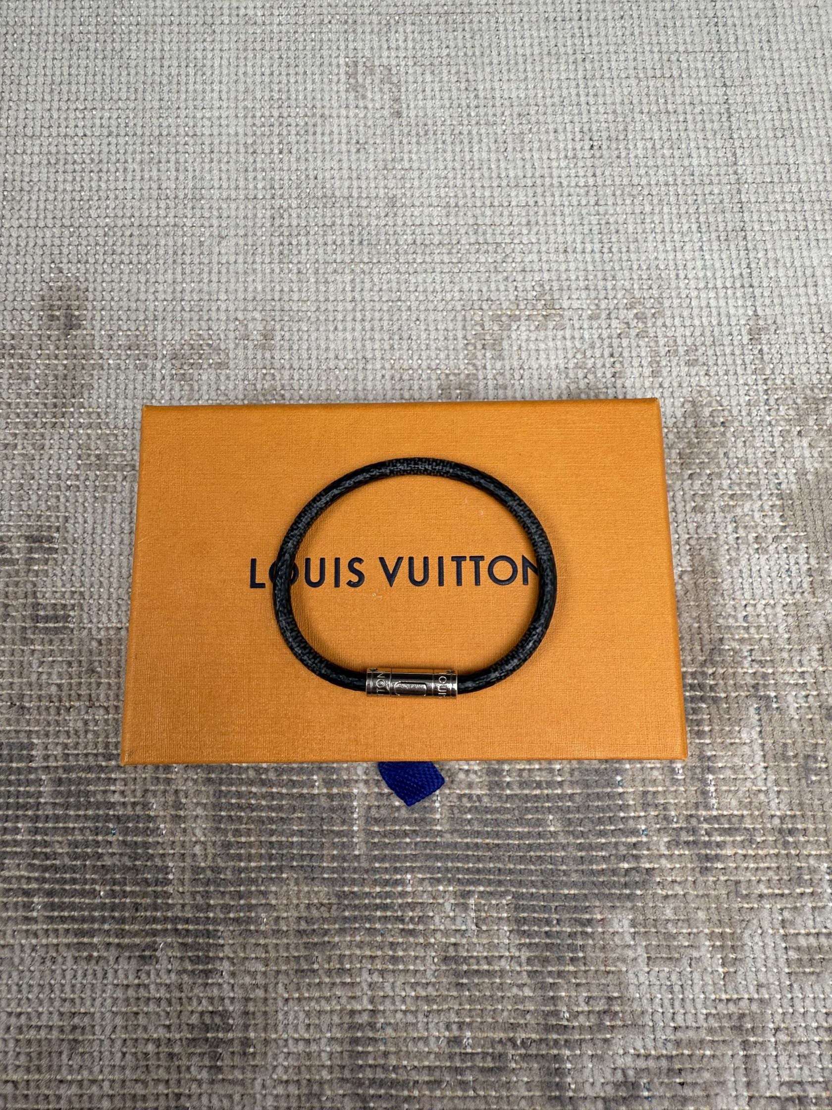 Louis Vuitton Damier Keep It Bracelet - Black Louis Vuitton