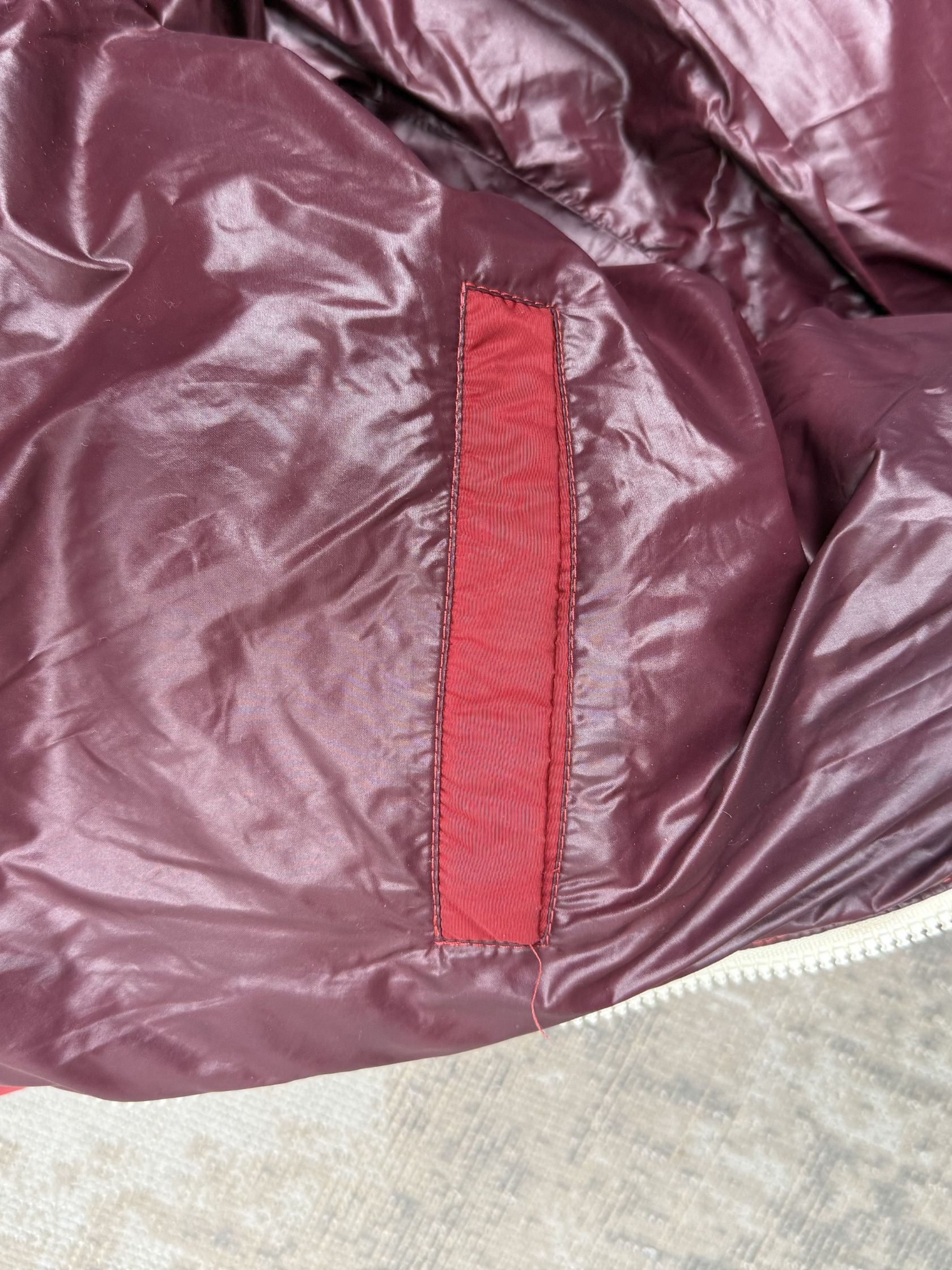 Palm Angels Track Puffer Jacket- Red Palm Angels