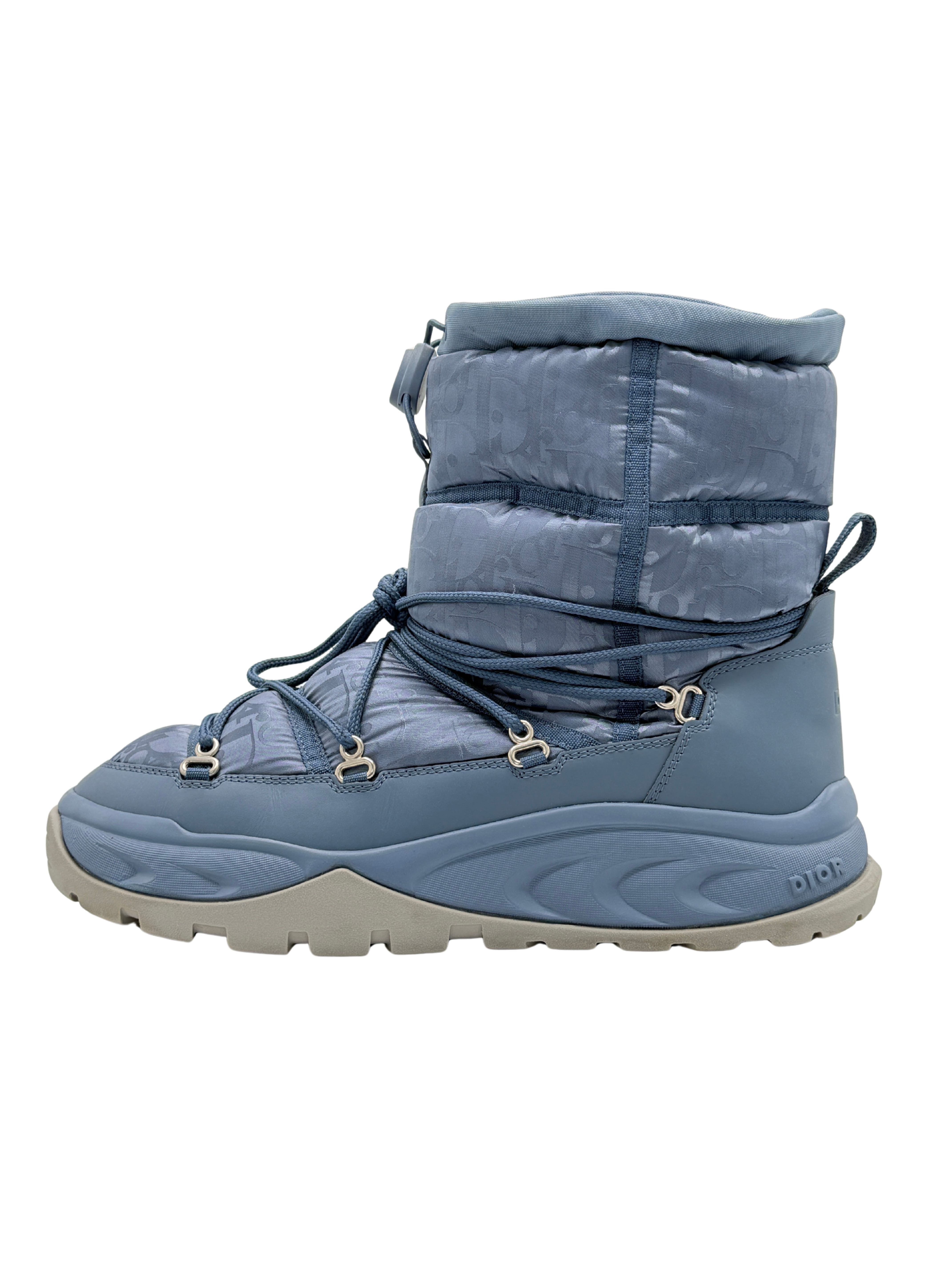 Dior x Peter Doig CD Oblique Snow Boots - Blue