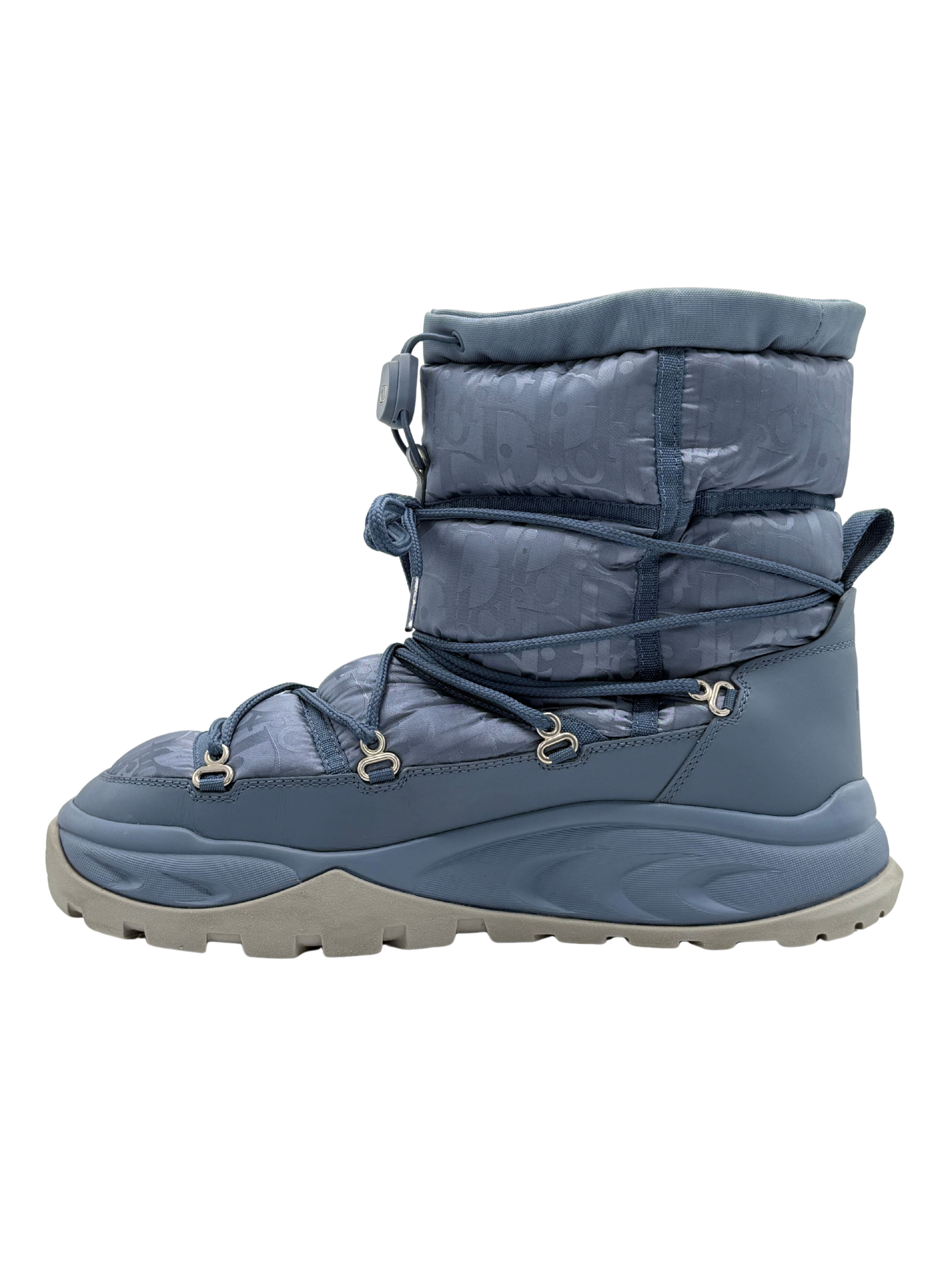 Dior x Peter Doig CD Oblique Snow Boots - Blue