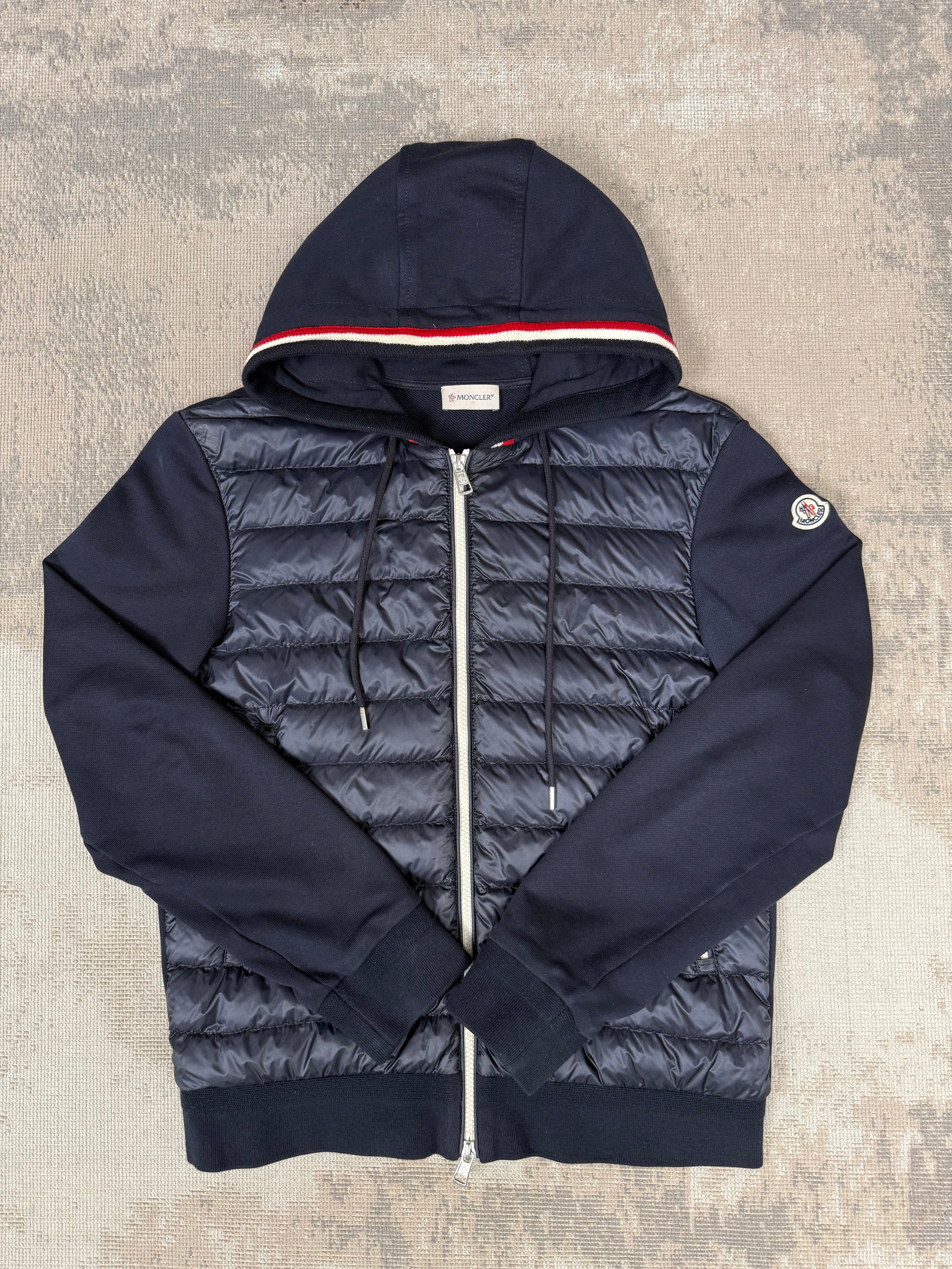 Moncler Tricot Padded Cardigan - Black Moncler