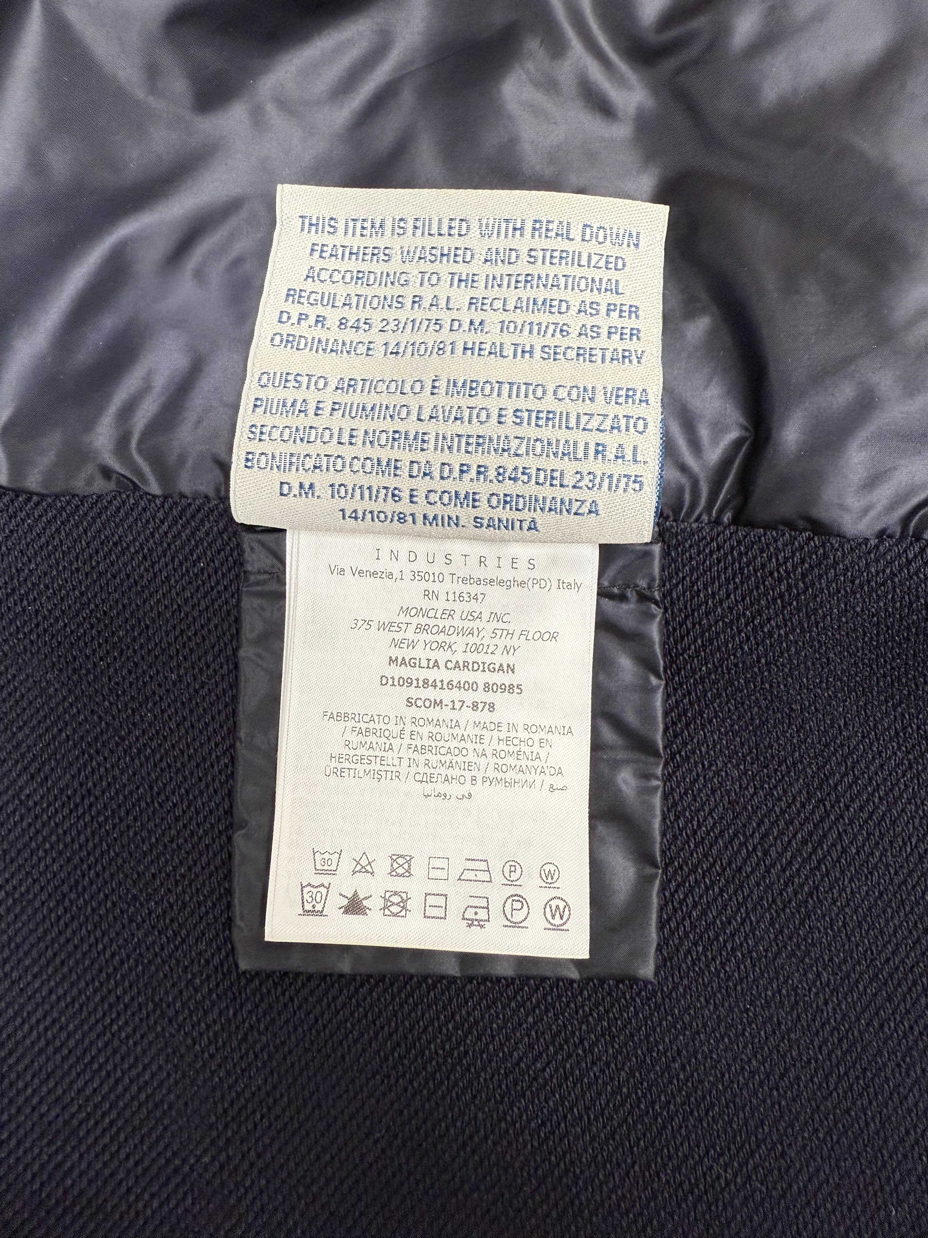 Moncler Tricot Padded Cardigan - Black Moncler