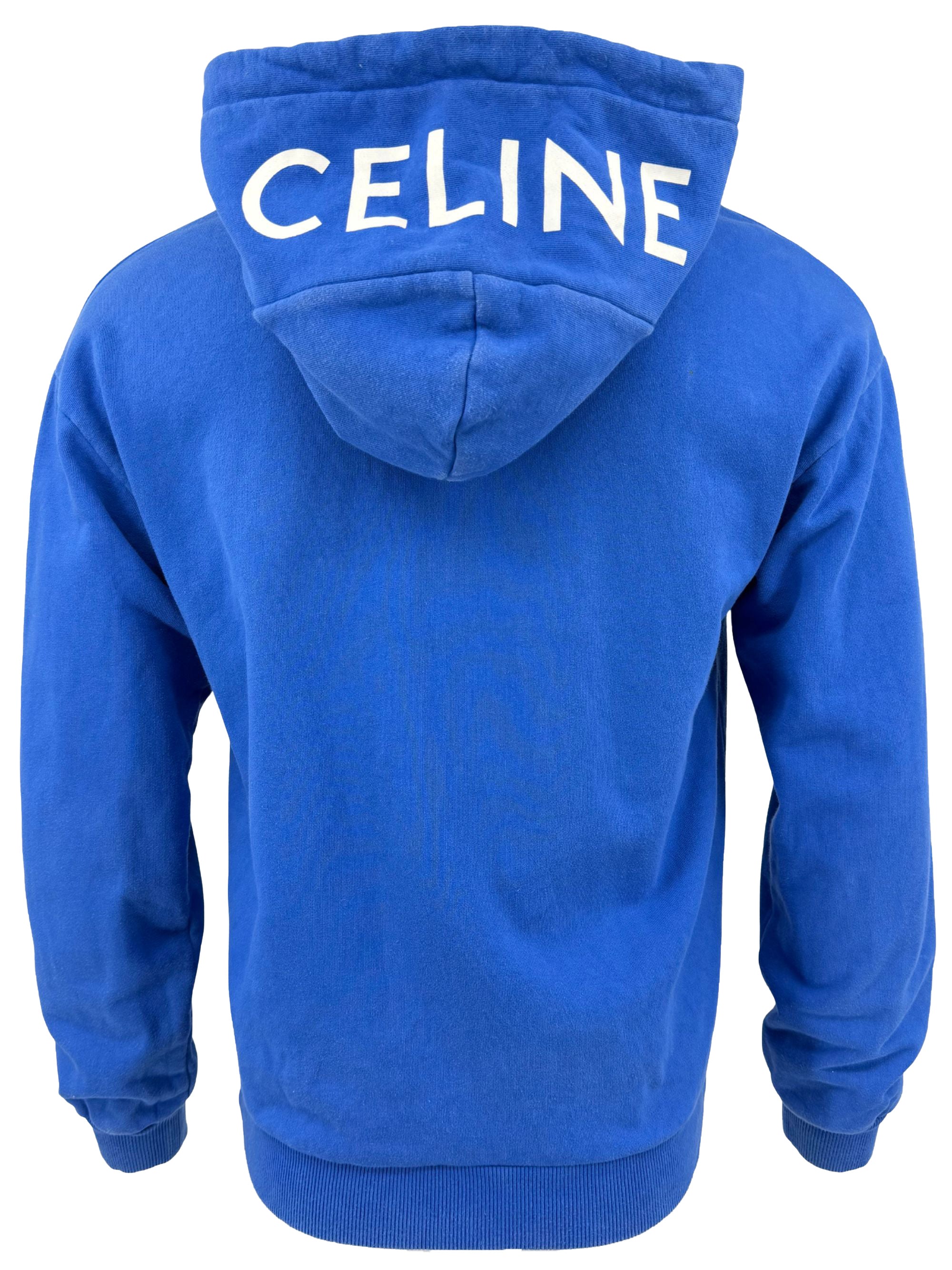 Celine Hood Logo Hoodie Celine