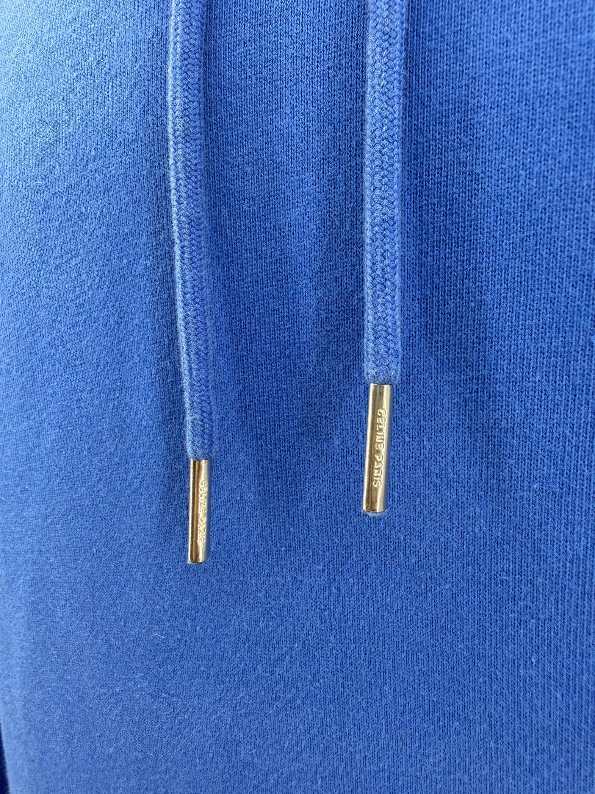 Celine Hood Logo Hoodie Celine