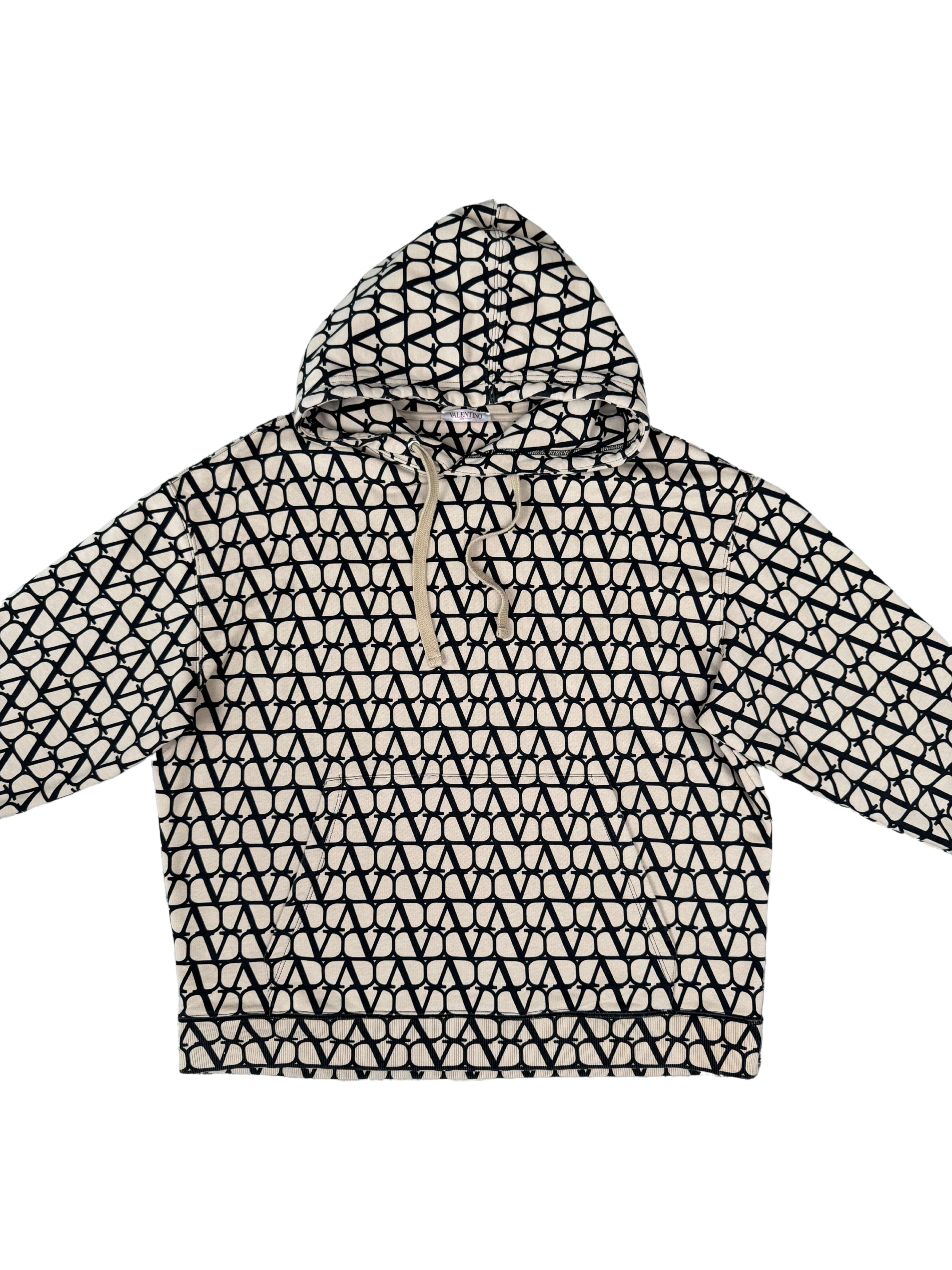 Valentino Garavani Toile Iconograph Hoodie - Brown