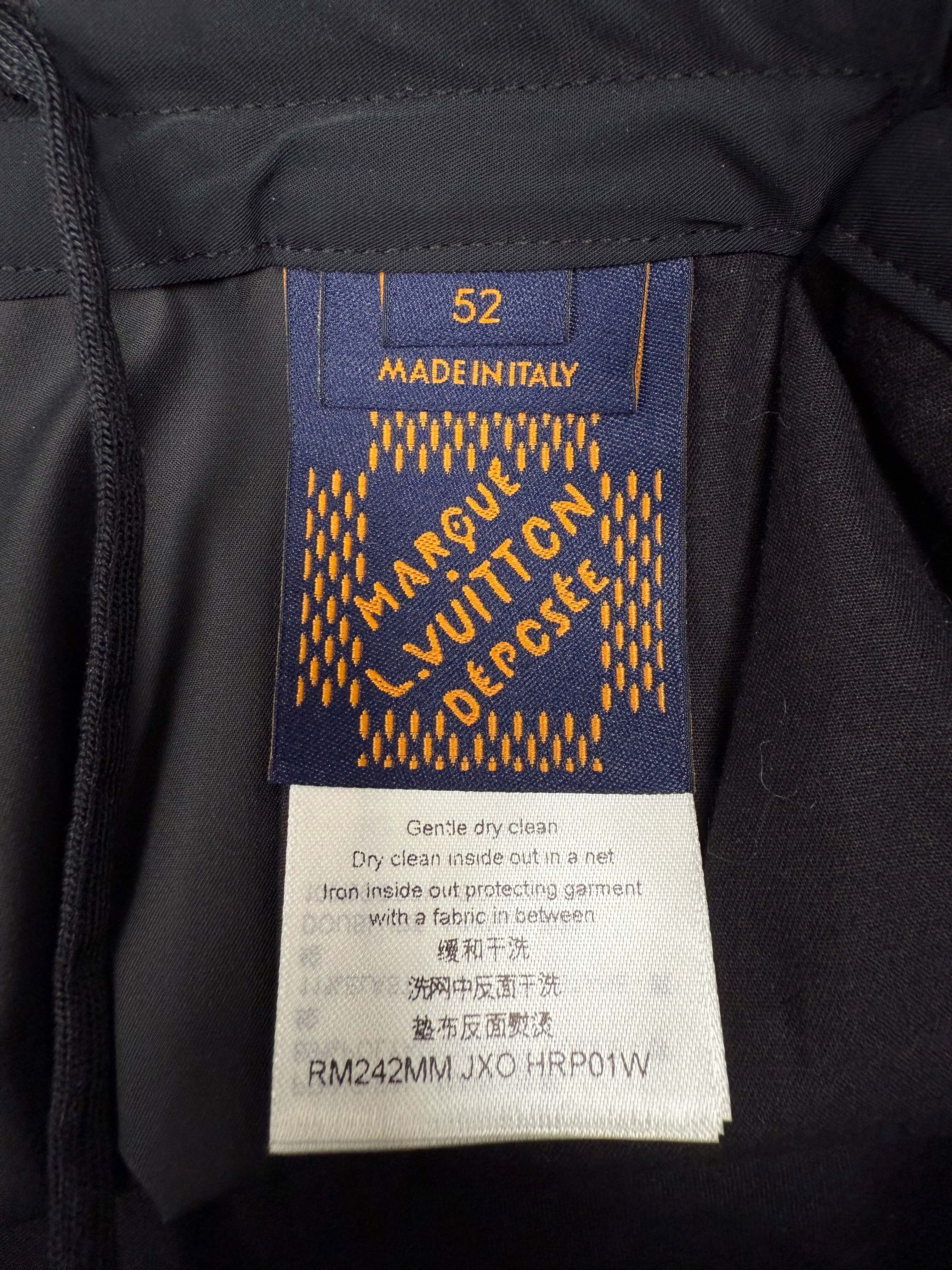 Louis Vuitton x Tyler The Creator Embroidered Technical Track Trousers - Black Louis Vuitton