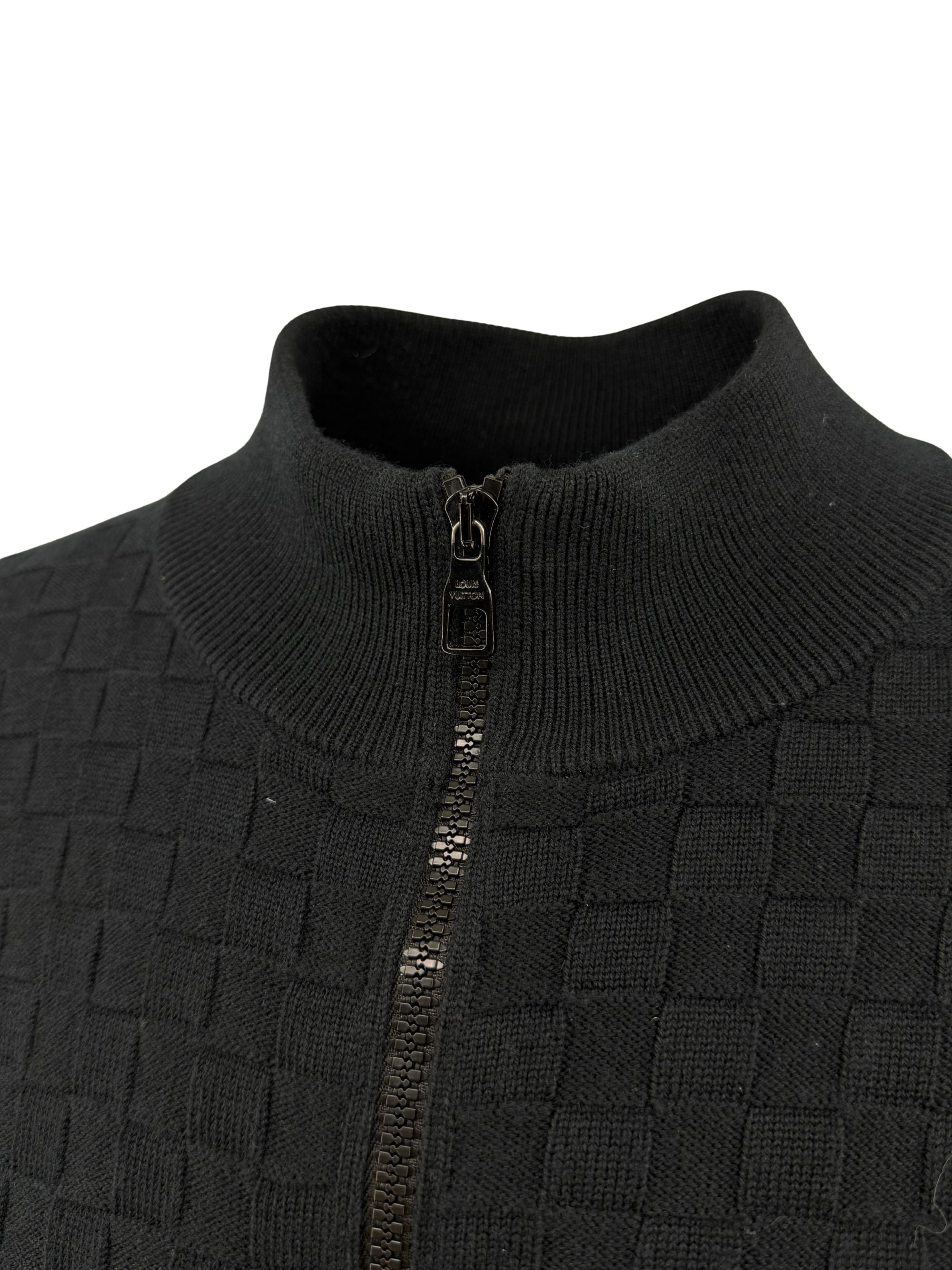 Louis Vuitton Damier Zip Up Cardigan Louis Vuitton