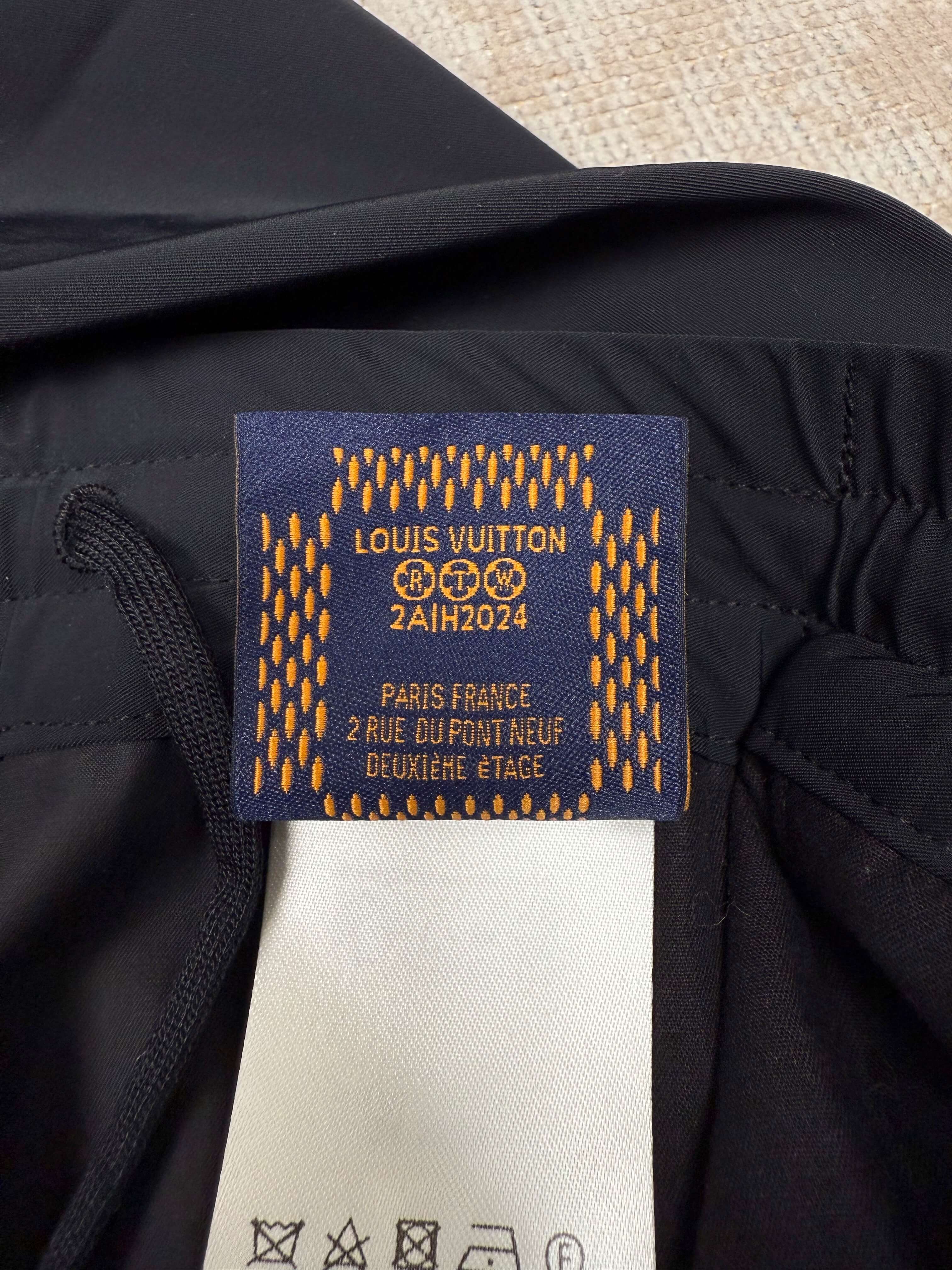 Louis Vuitton x Tyler The Creator Embroidered Technical Track Trousers - Black Louis Vuitton