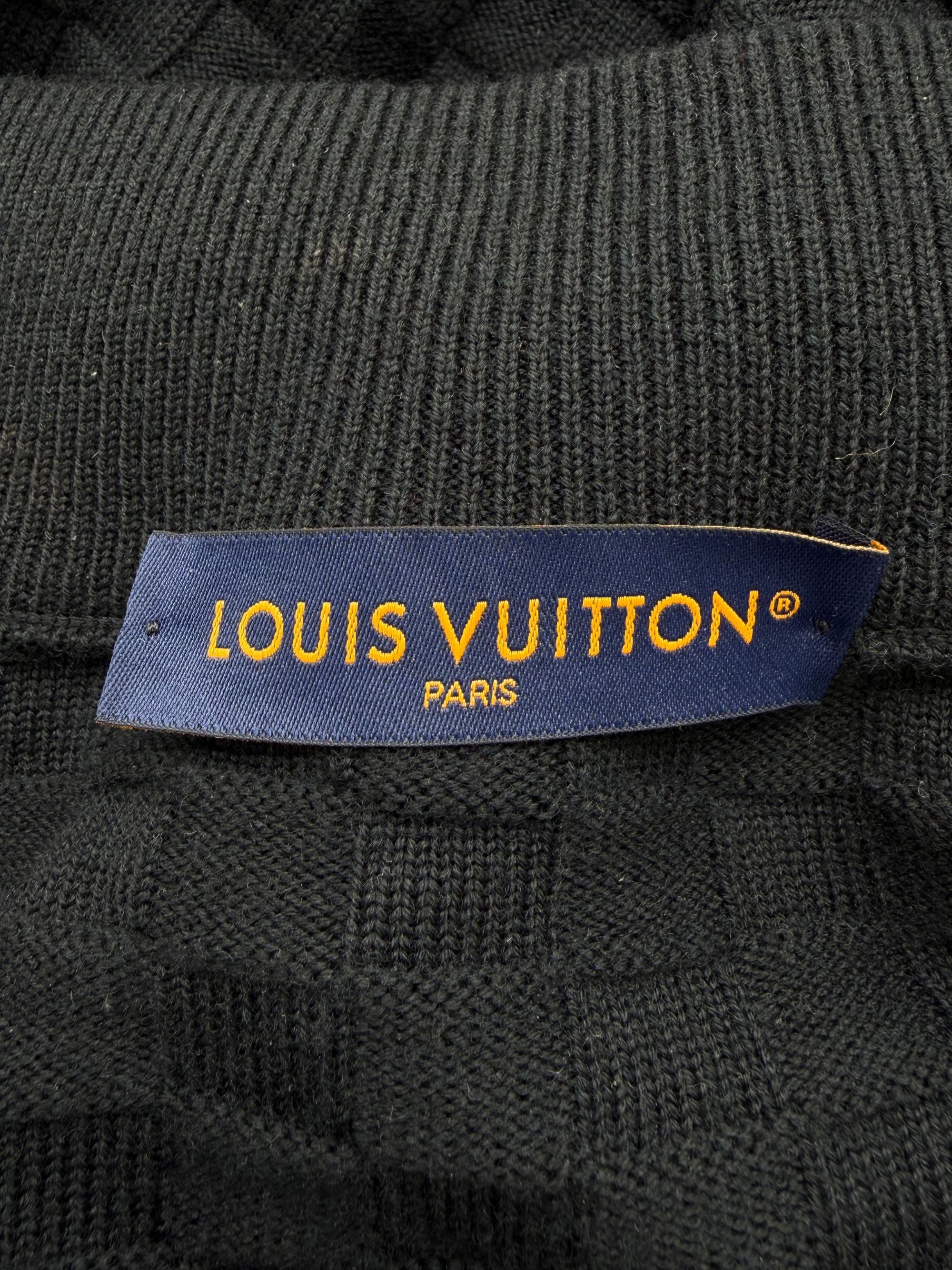 Louis Vuitton Damier Zip Up Cardigan Louis Vuitton