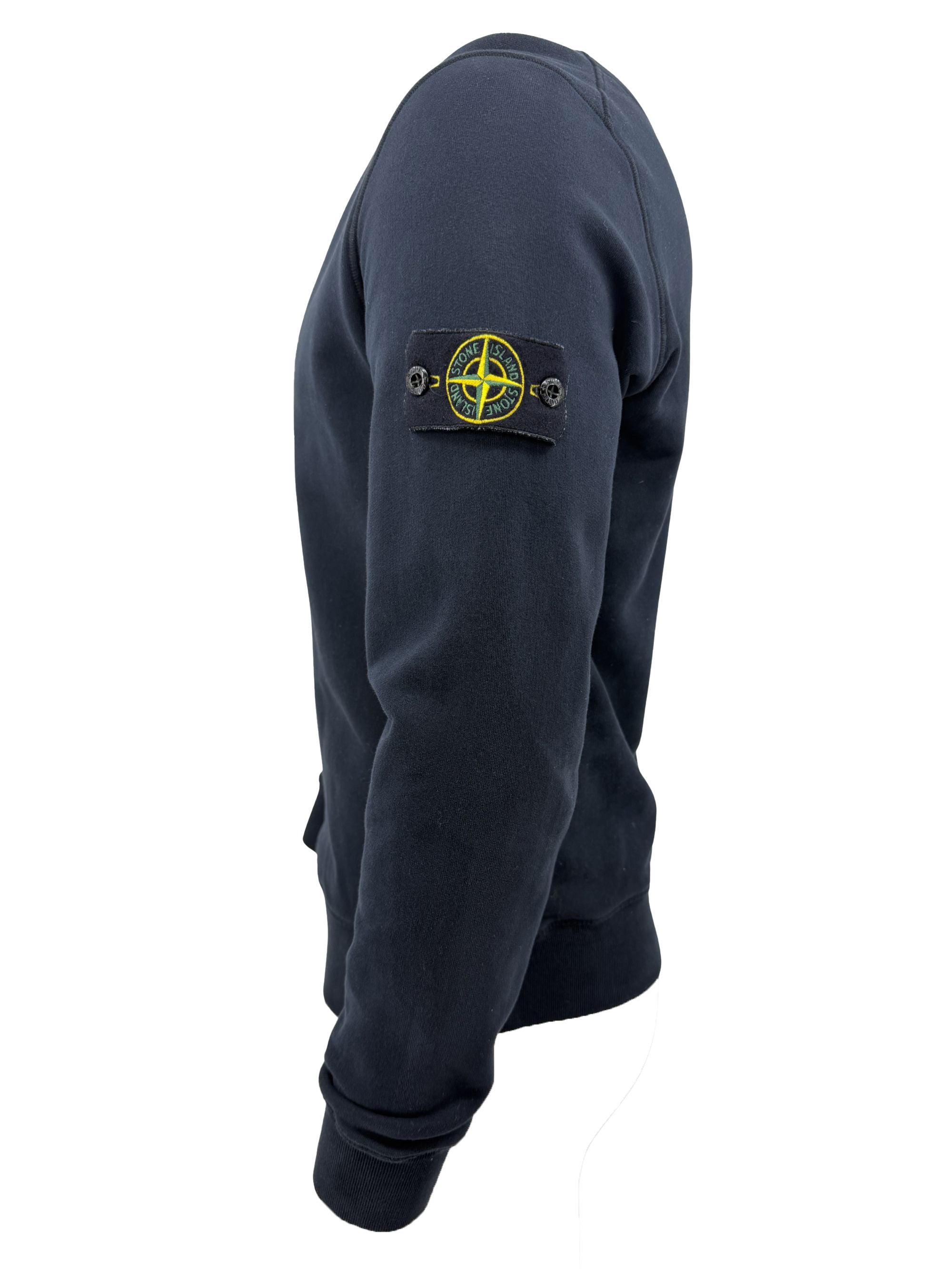 Stone Island Badge Sweatshirt - Navy Stone Island