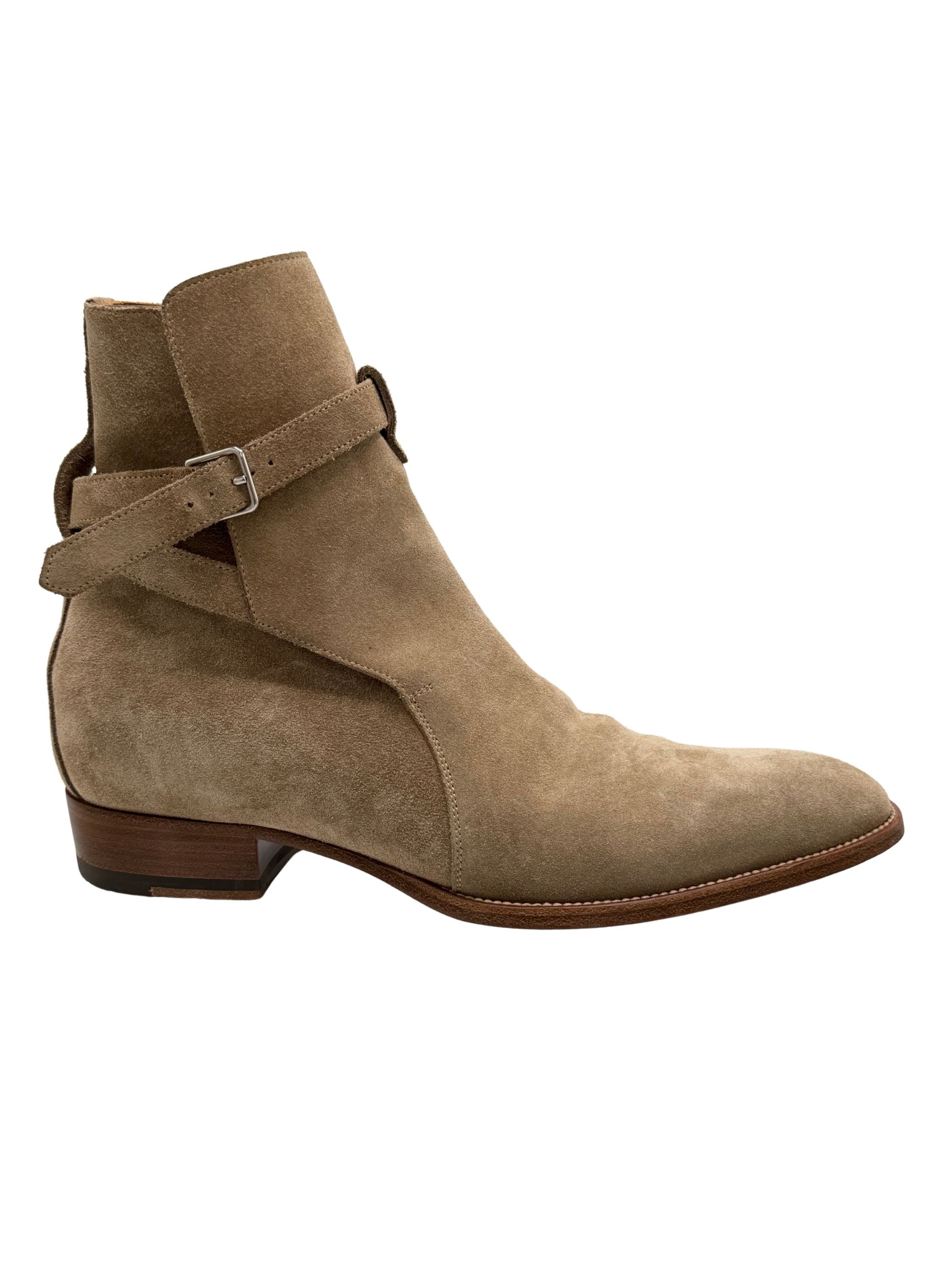 Saint Laurent Wyatt Suede Boots Saint Laurent