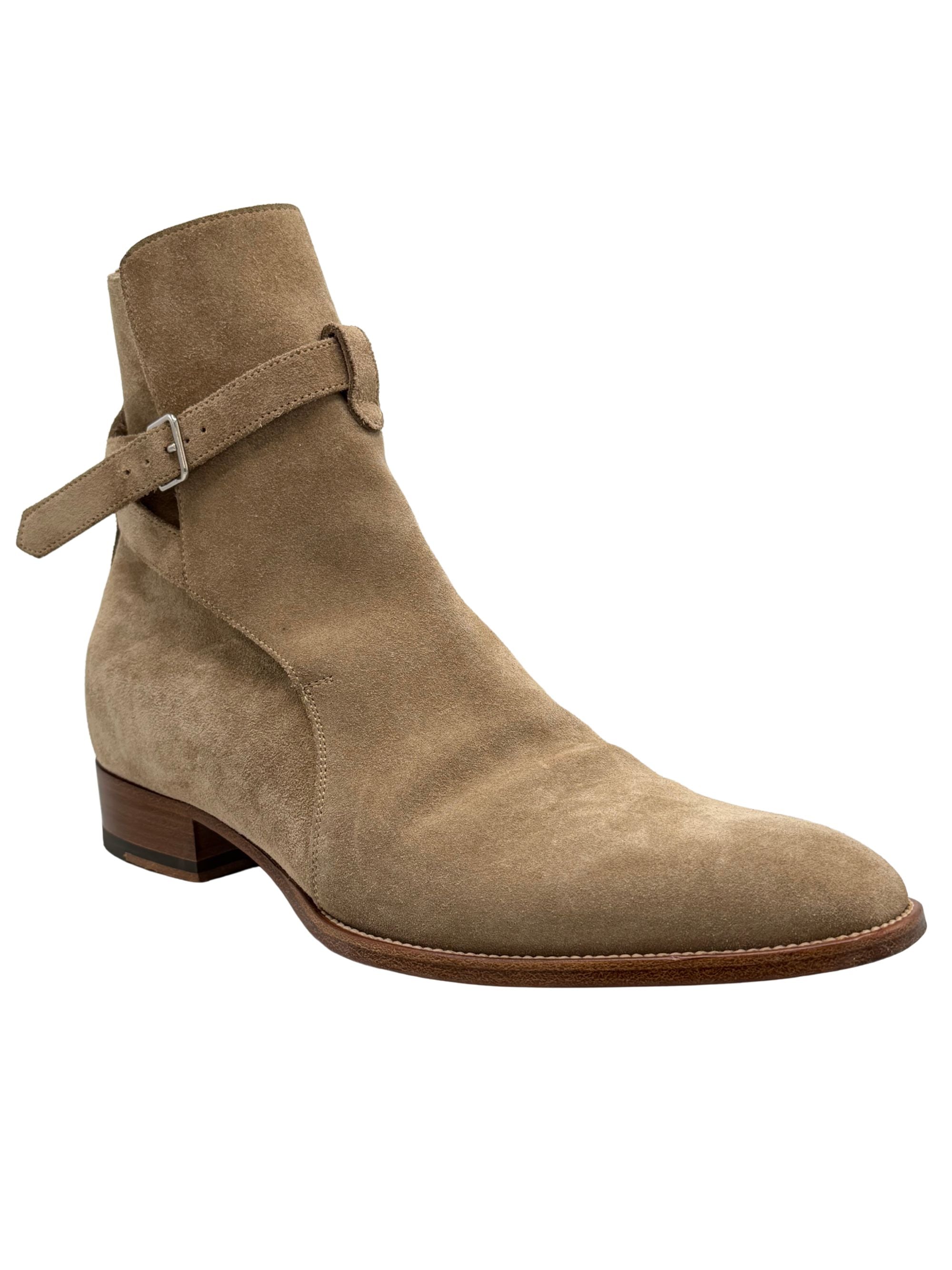 Saint Laurent Wyatt Suede Boots Saint Laurent
