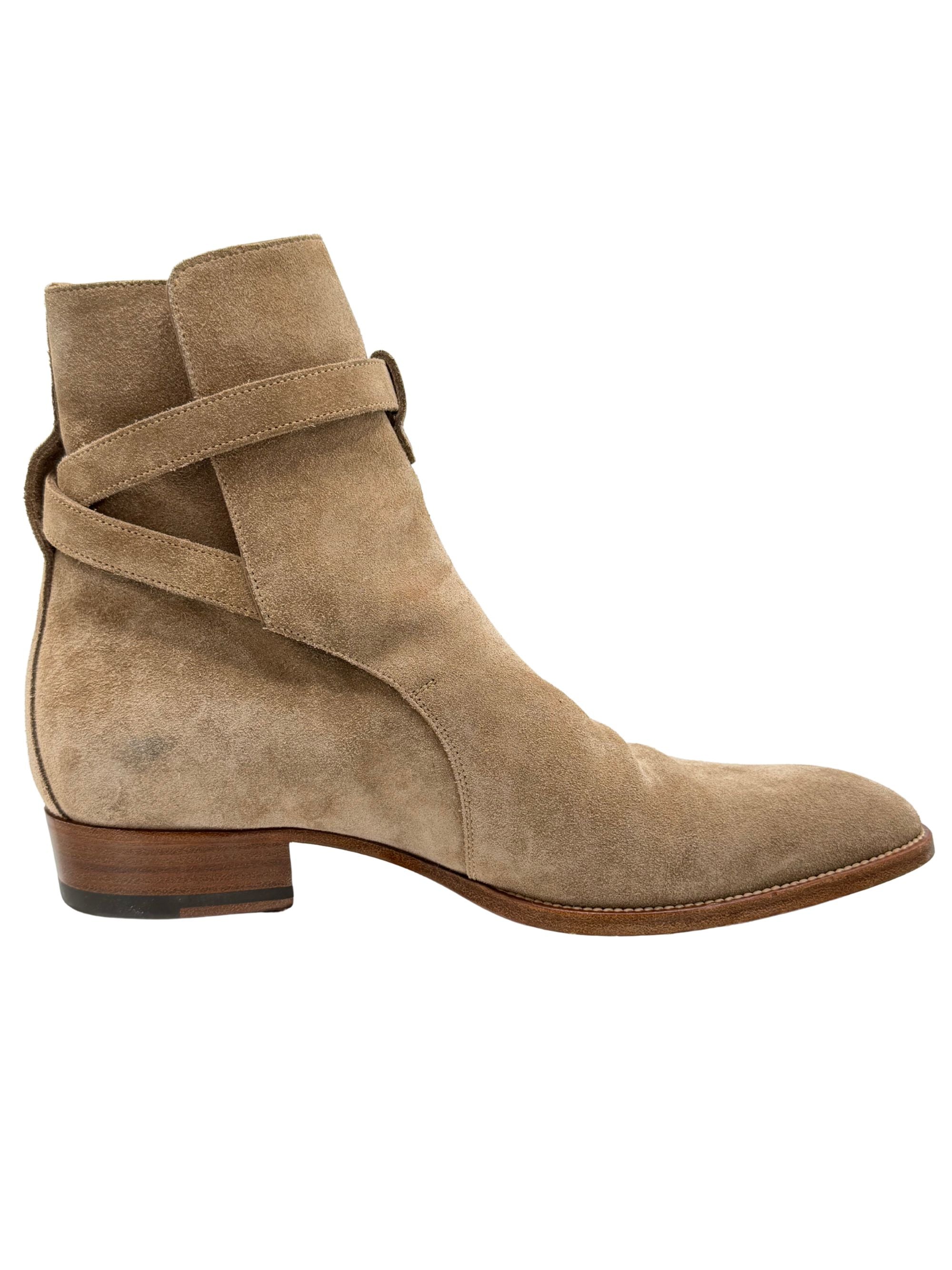 Saint Laurent Wyatt Suede Boots Saint Laurent