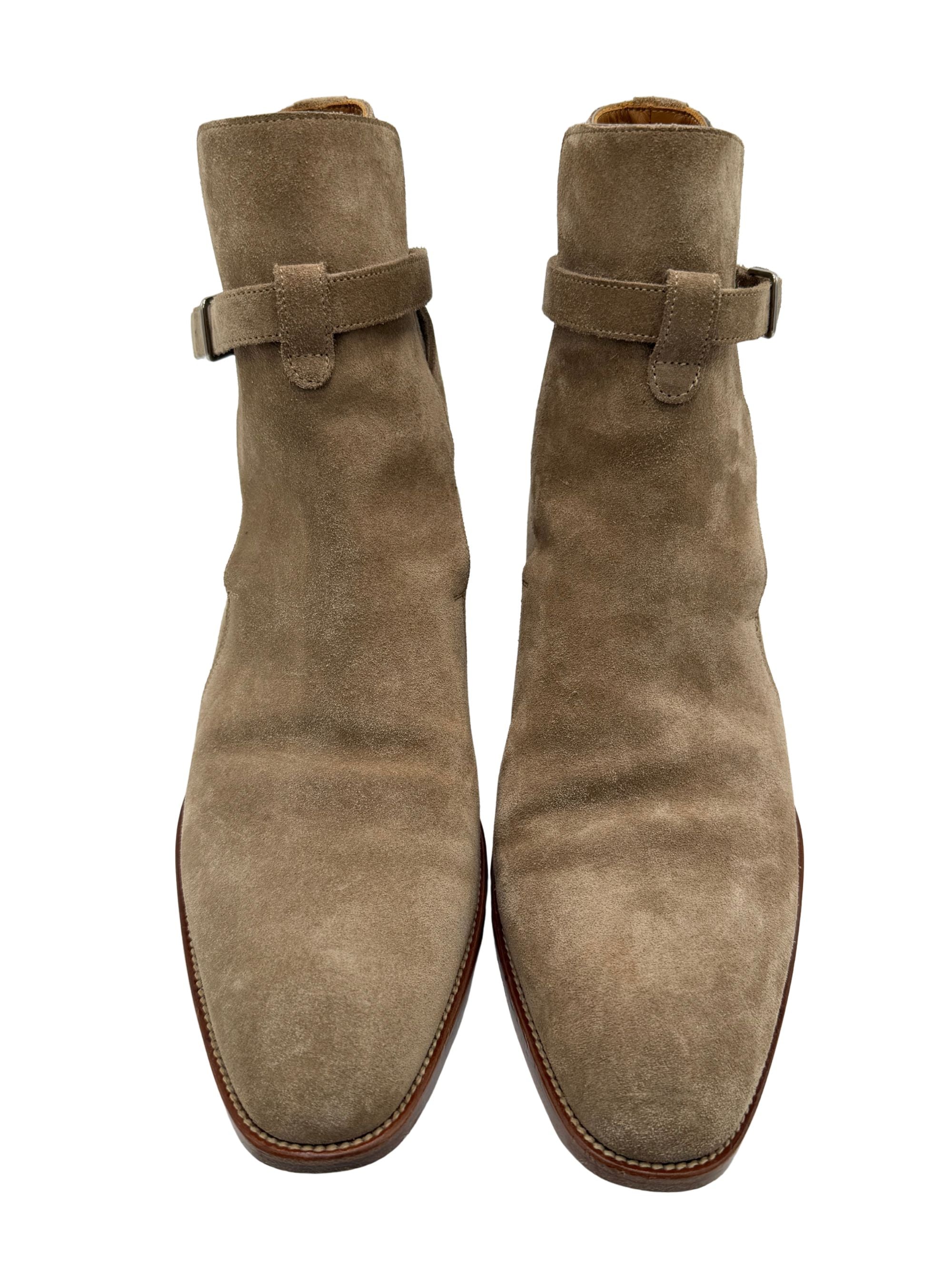 Saint Laurent Wyatt Suede Boots Saint Laurent