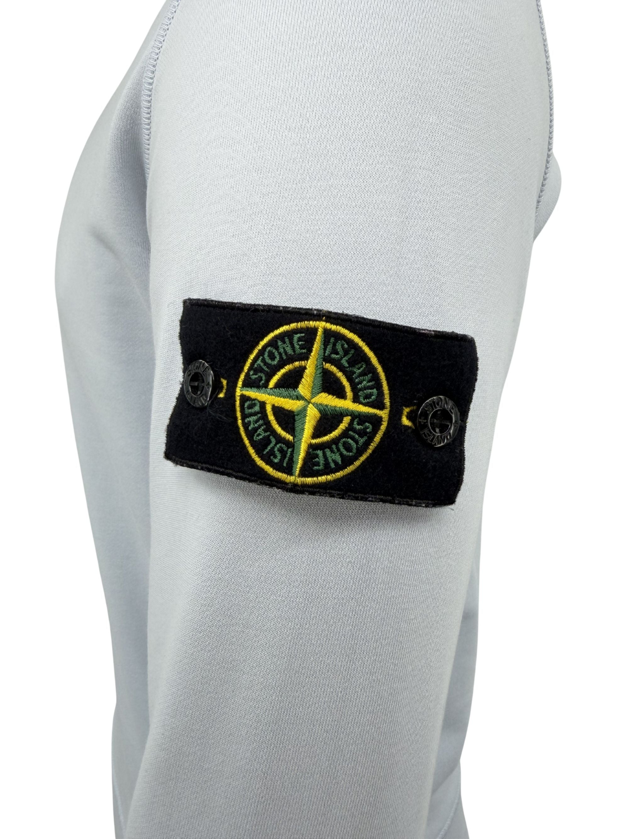 Stone Island Badge Sweatshirt - Light Blue Stone Island