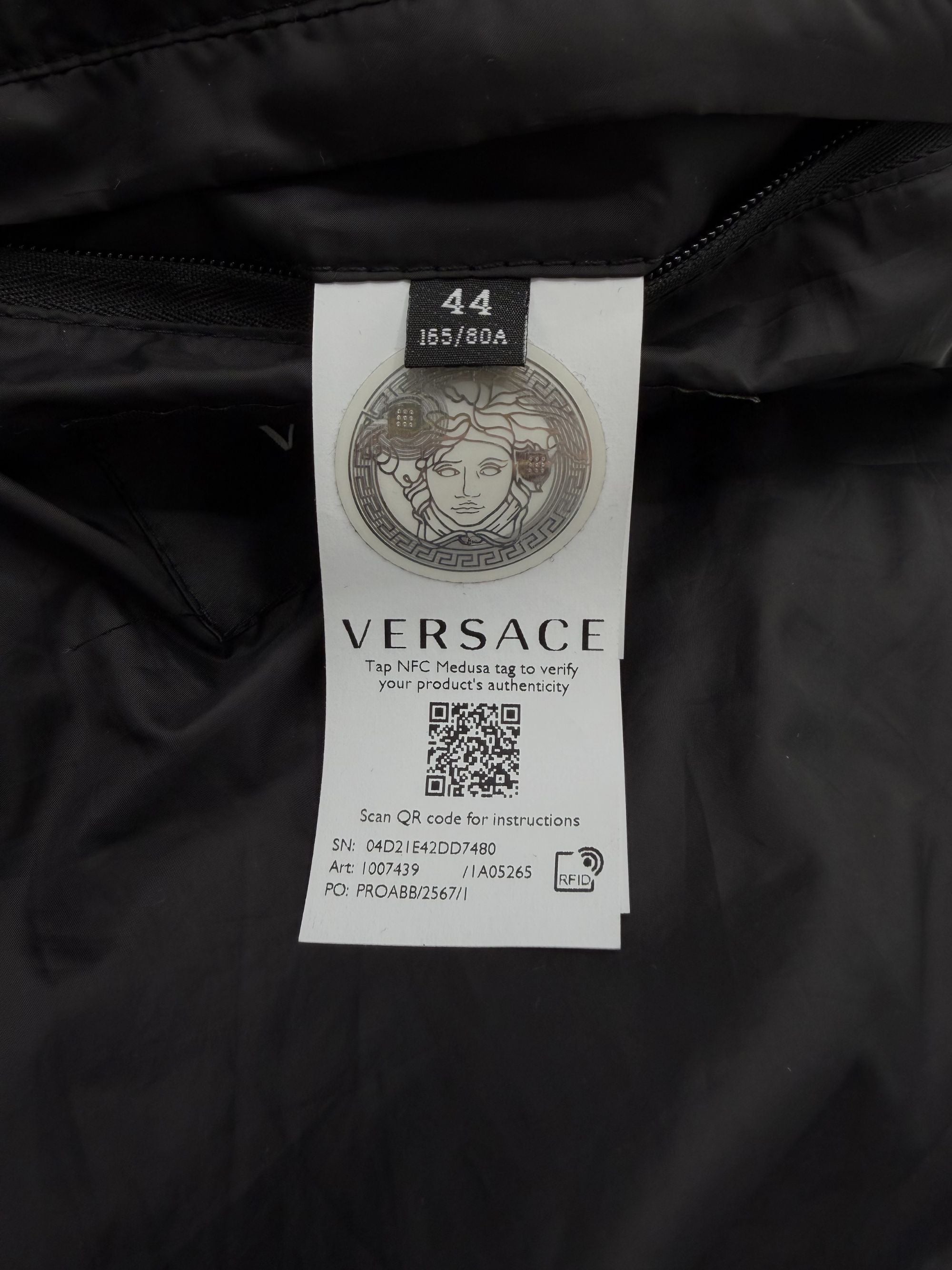 Versace Logo Gilet - Black Versace