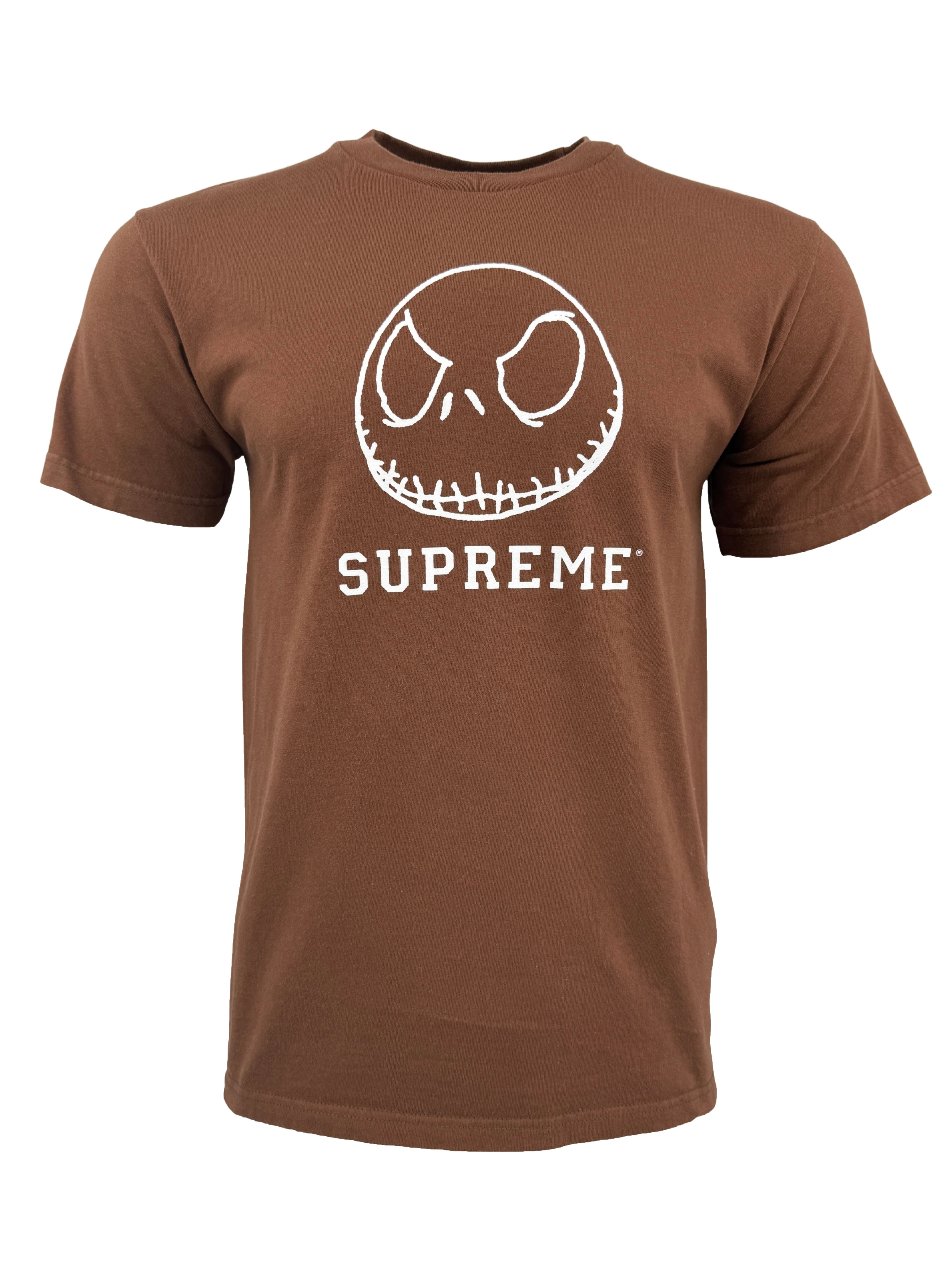 Supreme Skeleton Night before Christmas T-shirt - Brown Supreme