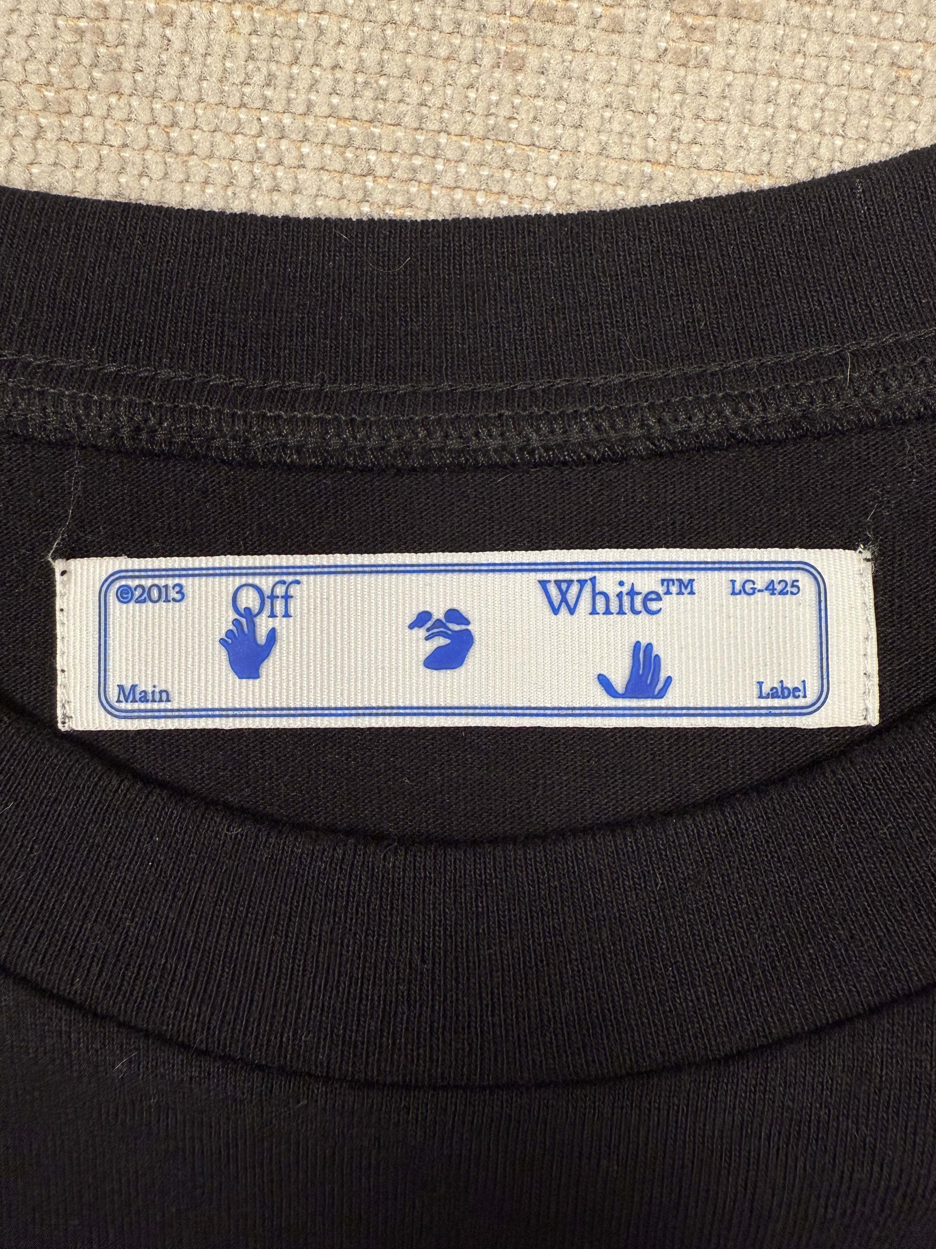 Off-White S/S Over Marker T-Shirt - Black Off-White
