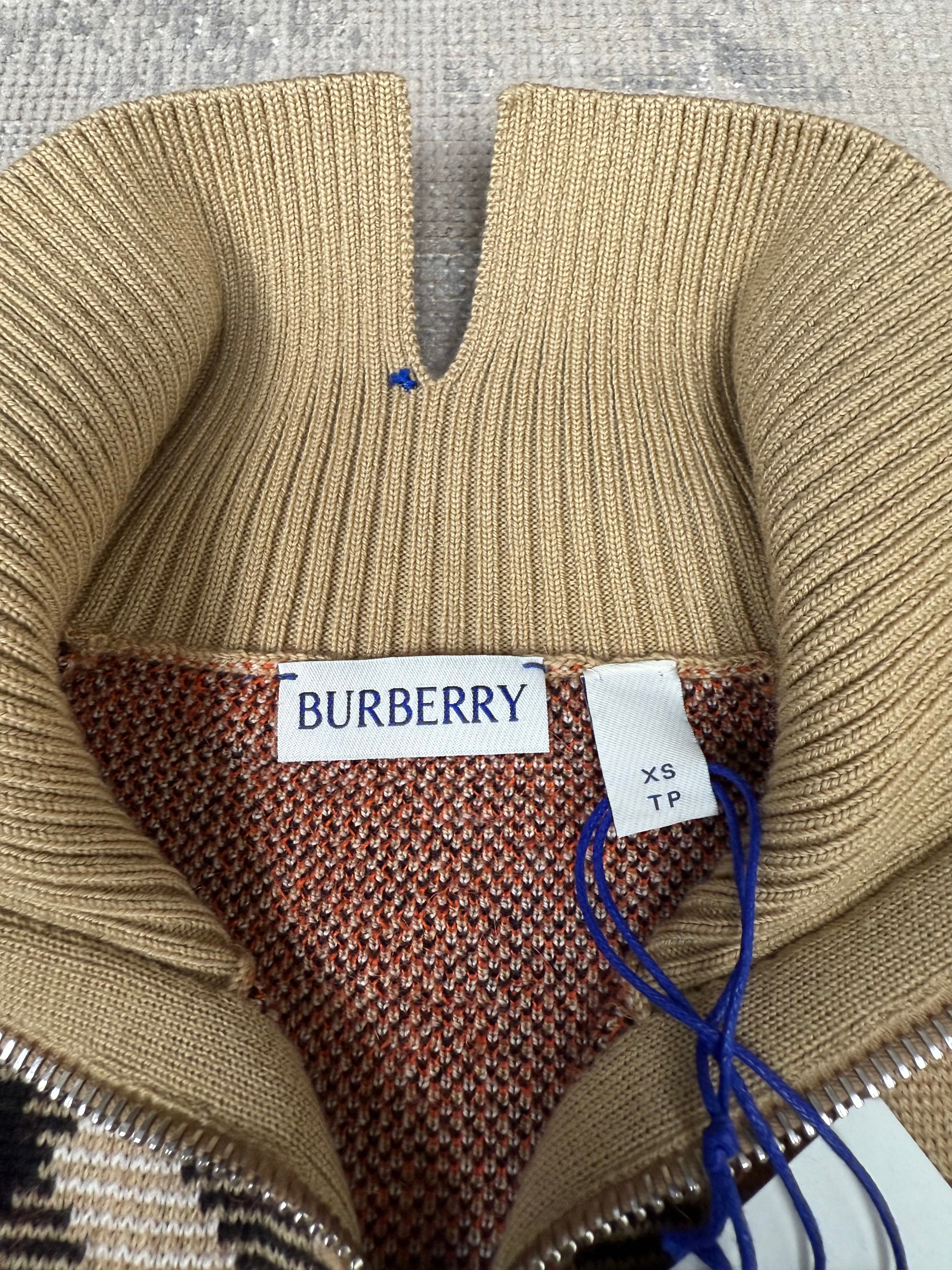 Burberry Check Wool Mohair Blend Jacket - Archive Beige (Unused) Burberry
