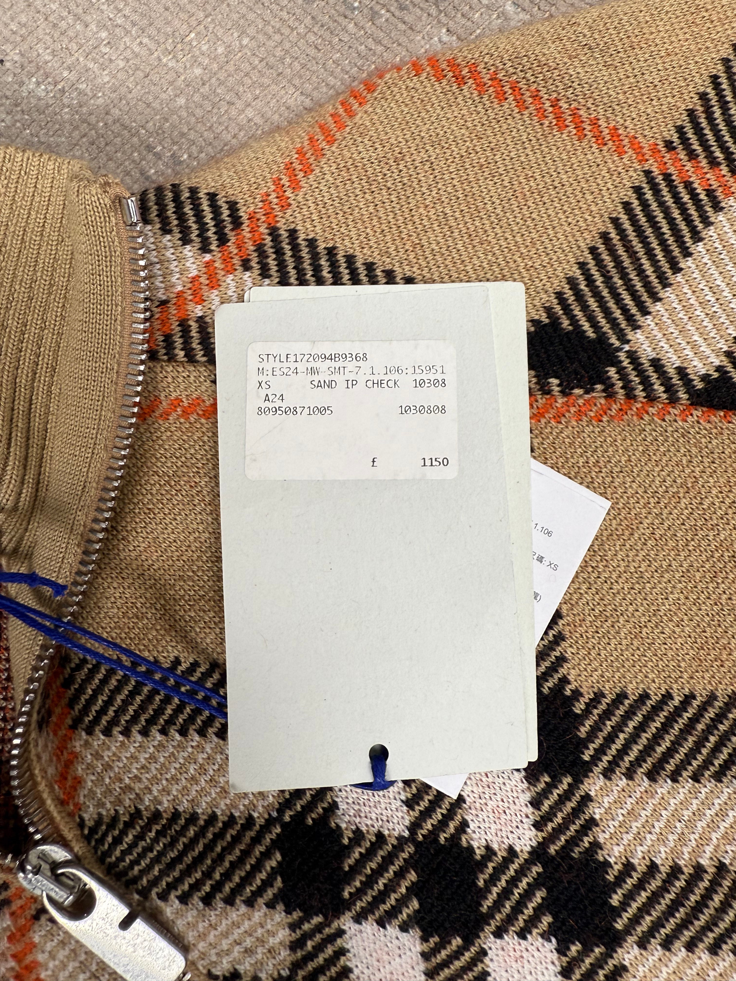 Burberry Check Wool Mohair Blend Jacket - Archive Beige (Unused) Burberry