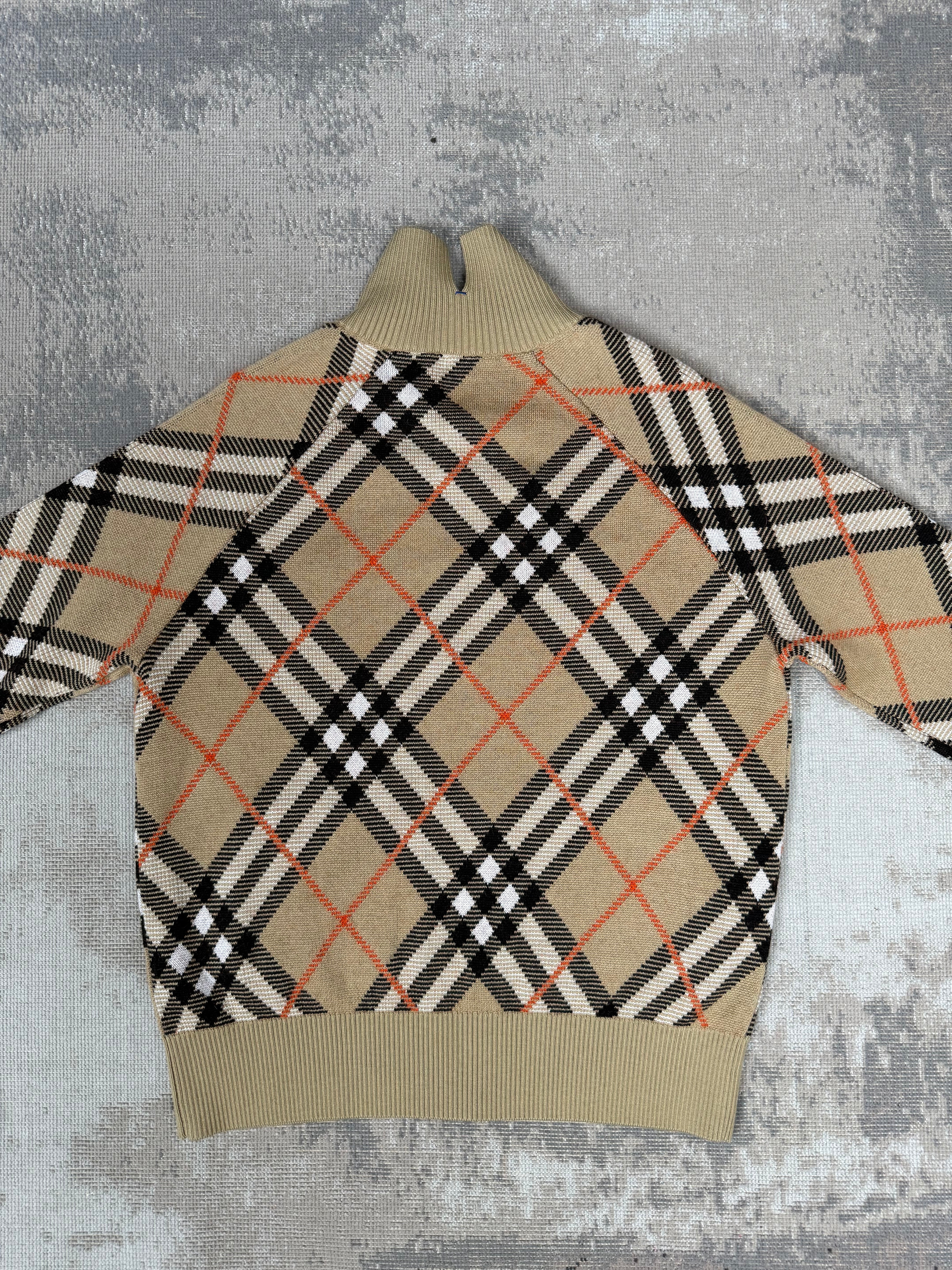 Burberry Check Wool Mohair Blend Jacket - Archive Beige (Unused) Burberry