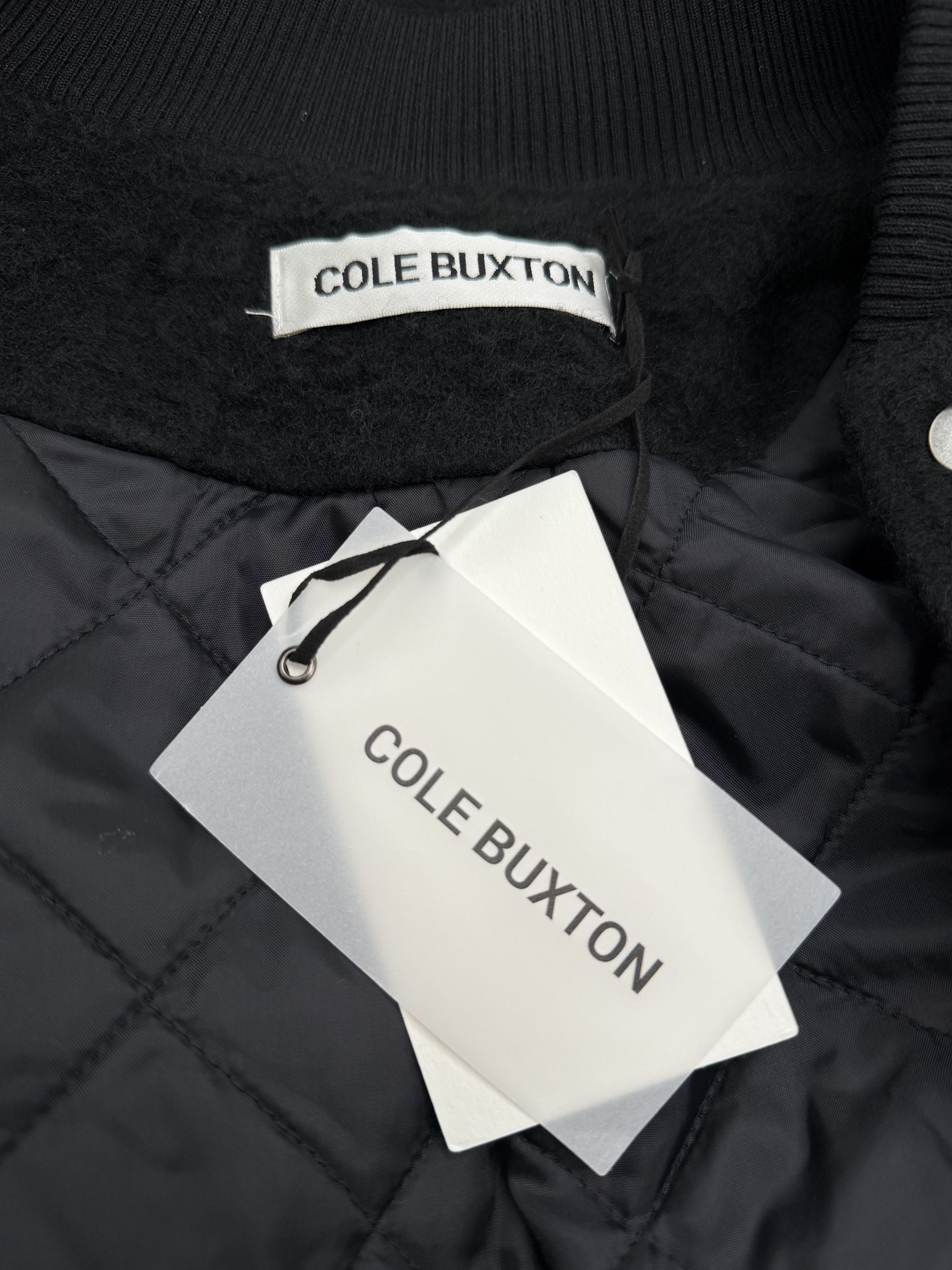 Cole Buxton Wool Bomber Jacket - Black (Unused) Cole Buxton