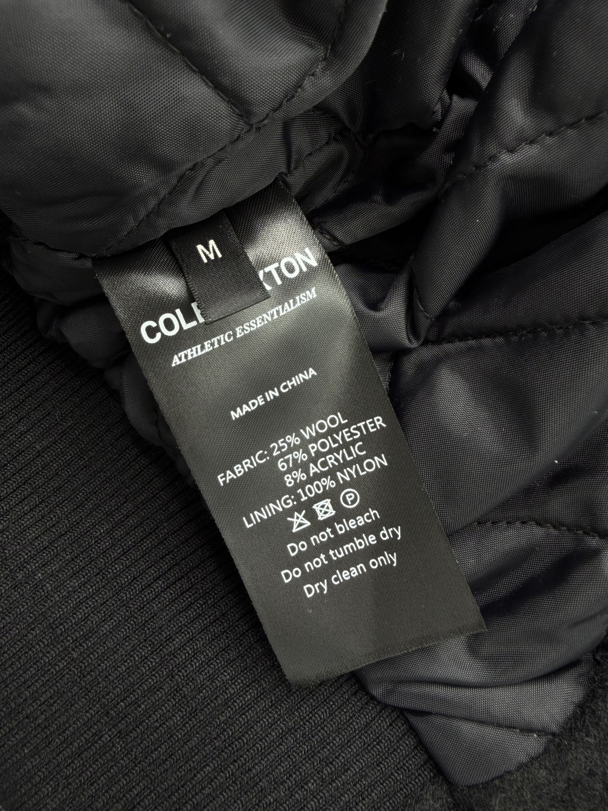 Cole Buxton Wool Bomber Jacket - Black (Unused) Cole Buxton