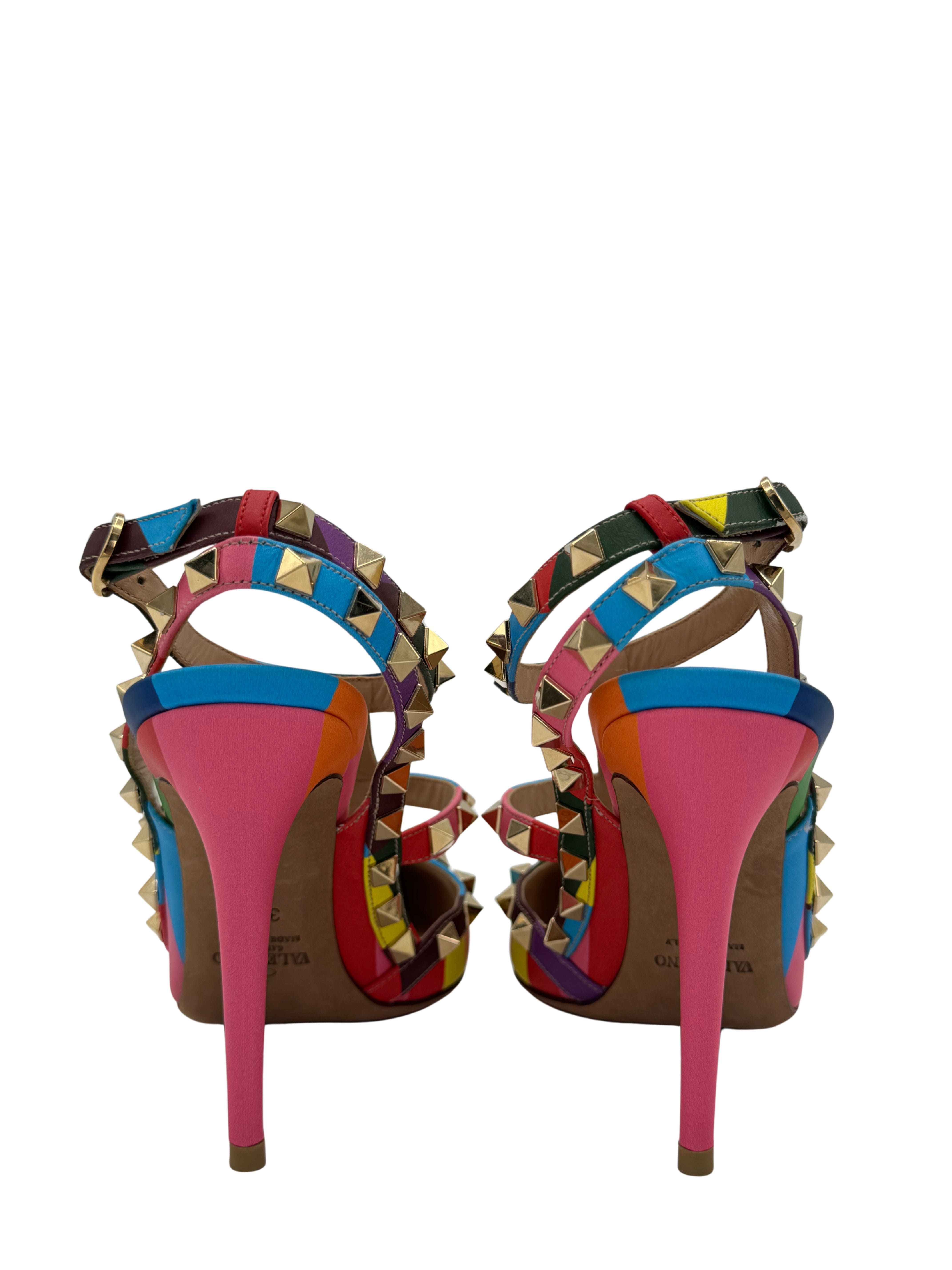 WOMEN'S Valentino Garavani Rockstud Rainbow Heels Valentino