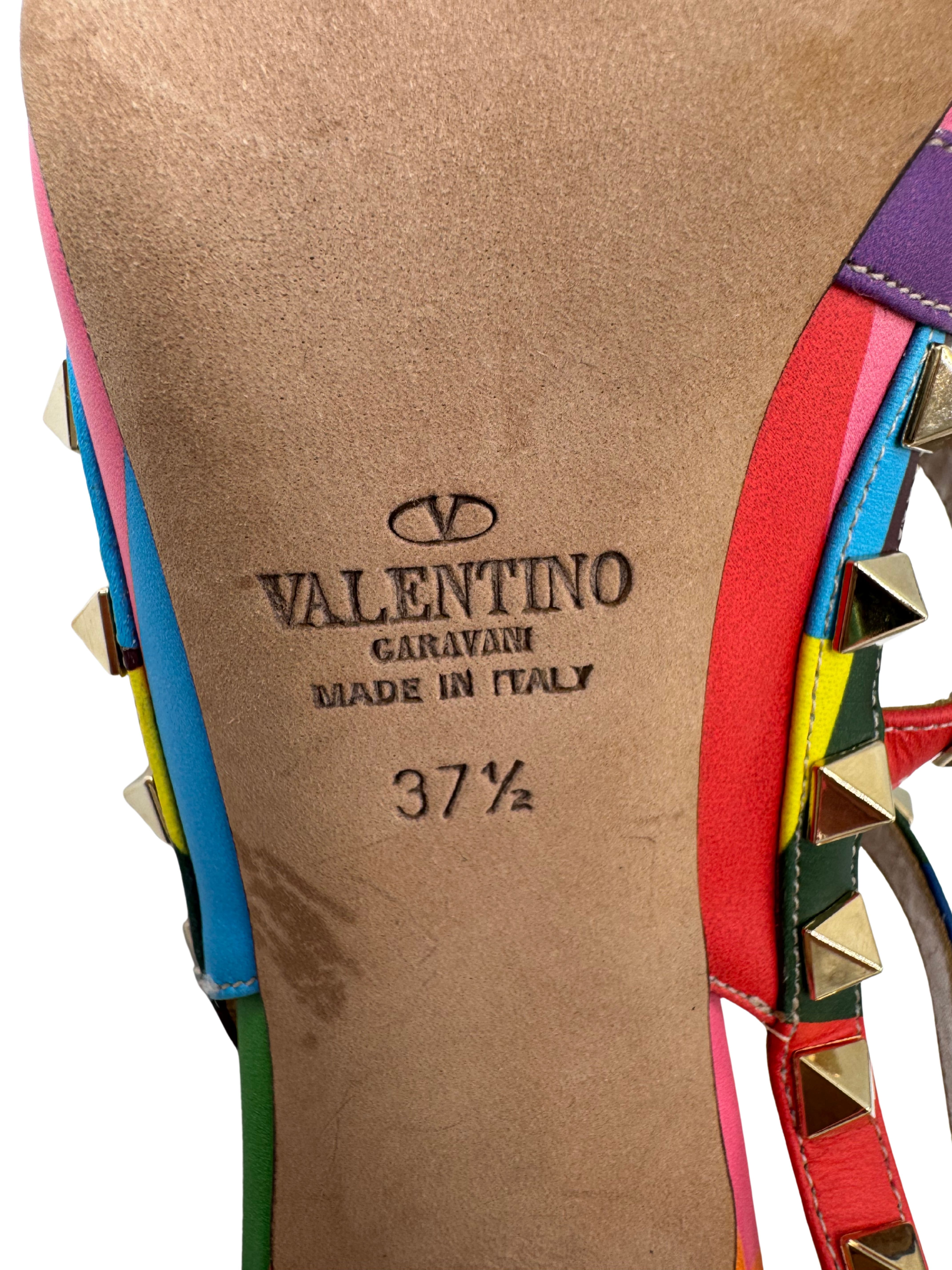WOMEN'S Valentino Garavani Rockstud Rainbow Heels Valentino