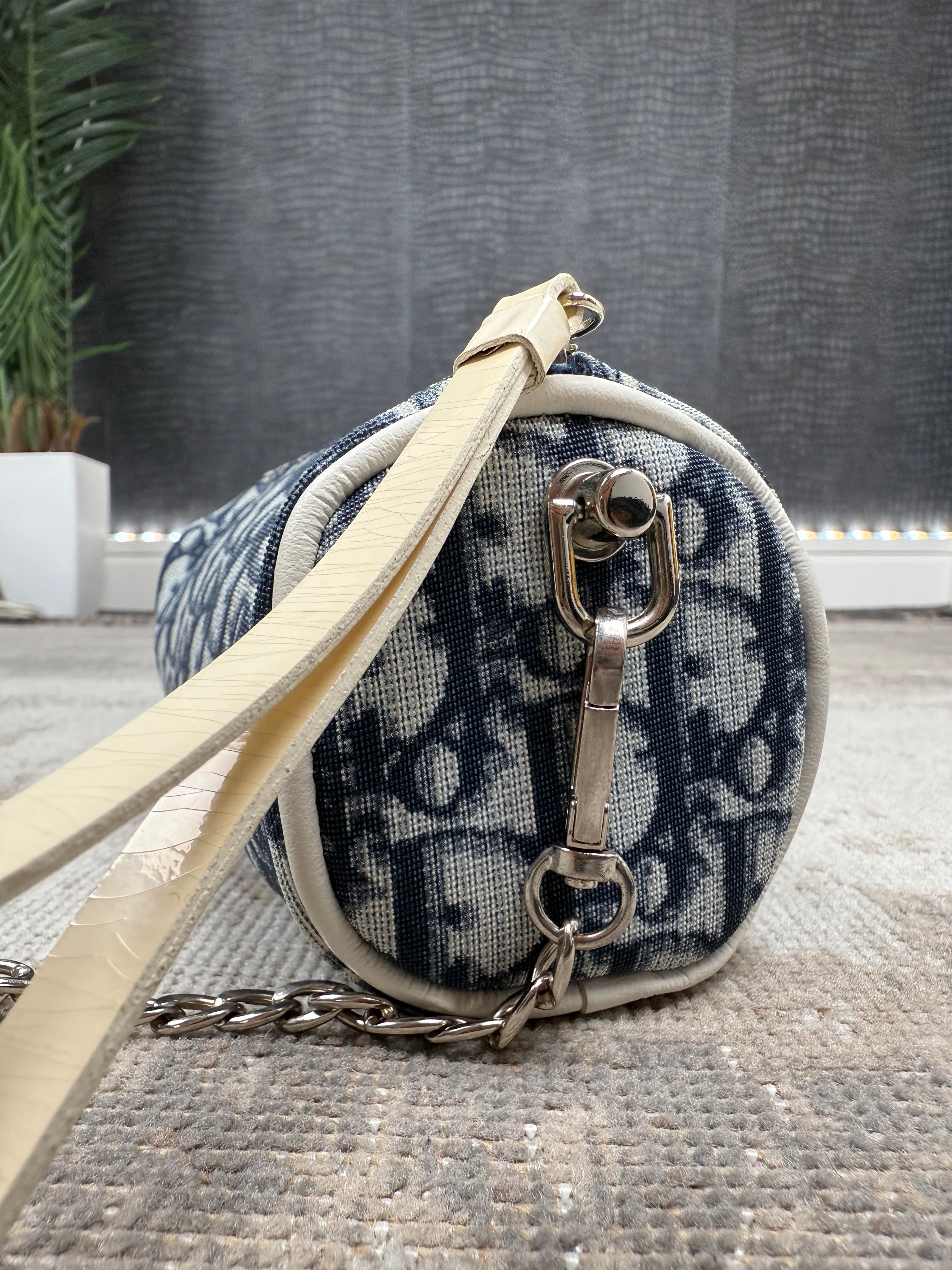 WOMEN'S - Dior Oblique Mini Chain Pouch - Blue Dior