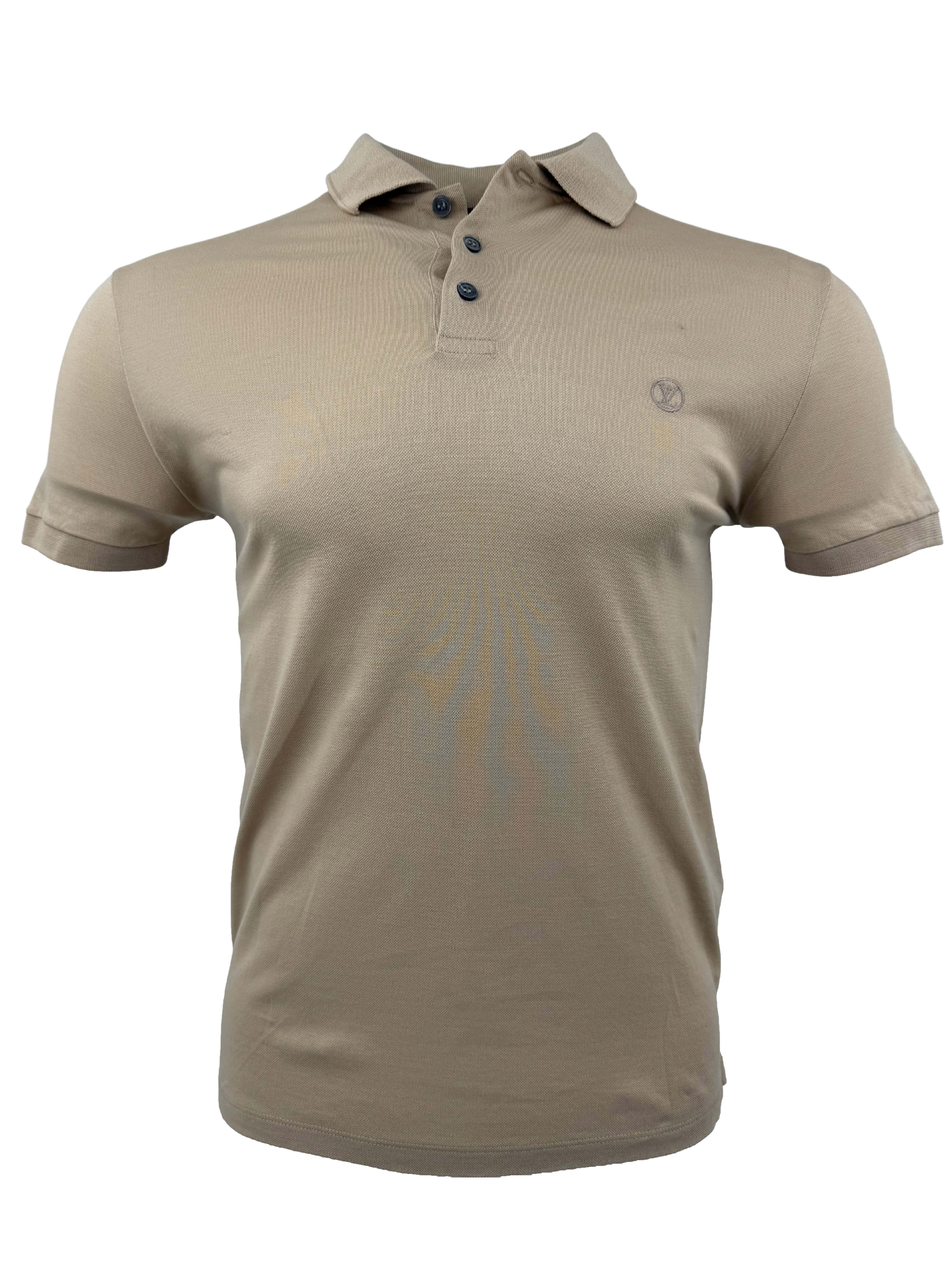 Louis Vuitton LV Mini Logo Polo - Cream