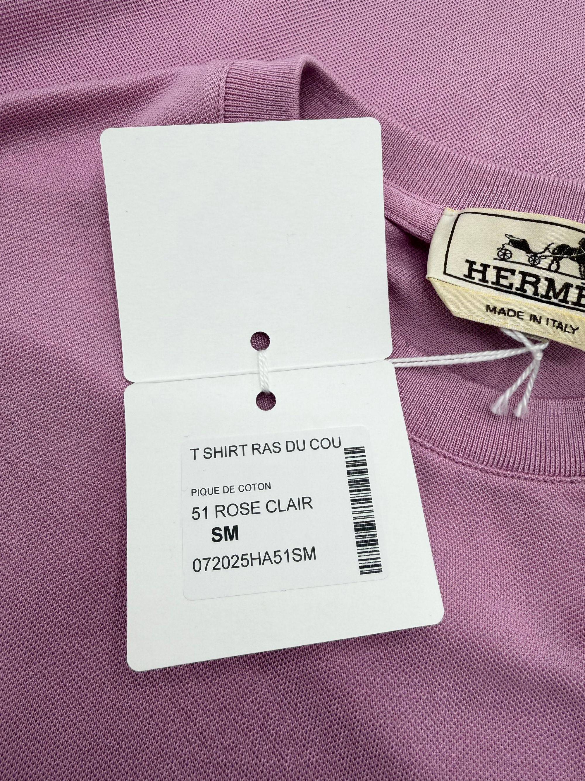 Hermes Pocket Embroidered H T-Shirt (Unused) Hermès