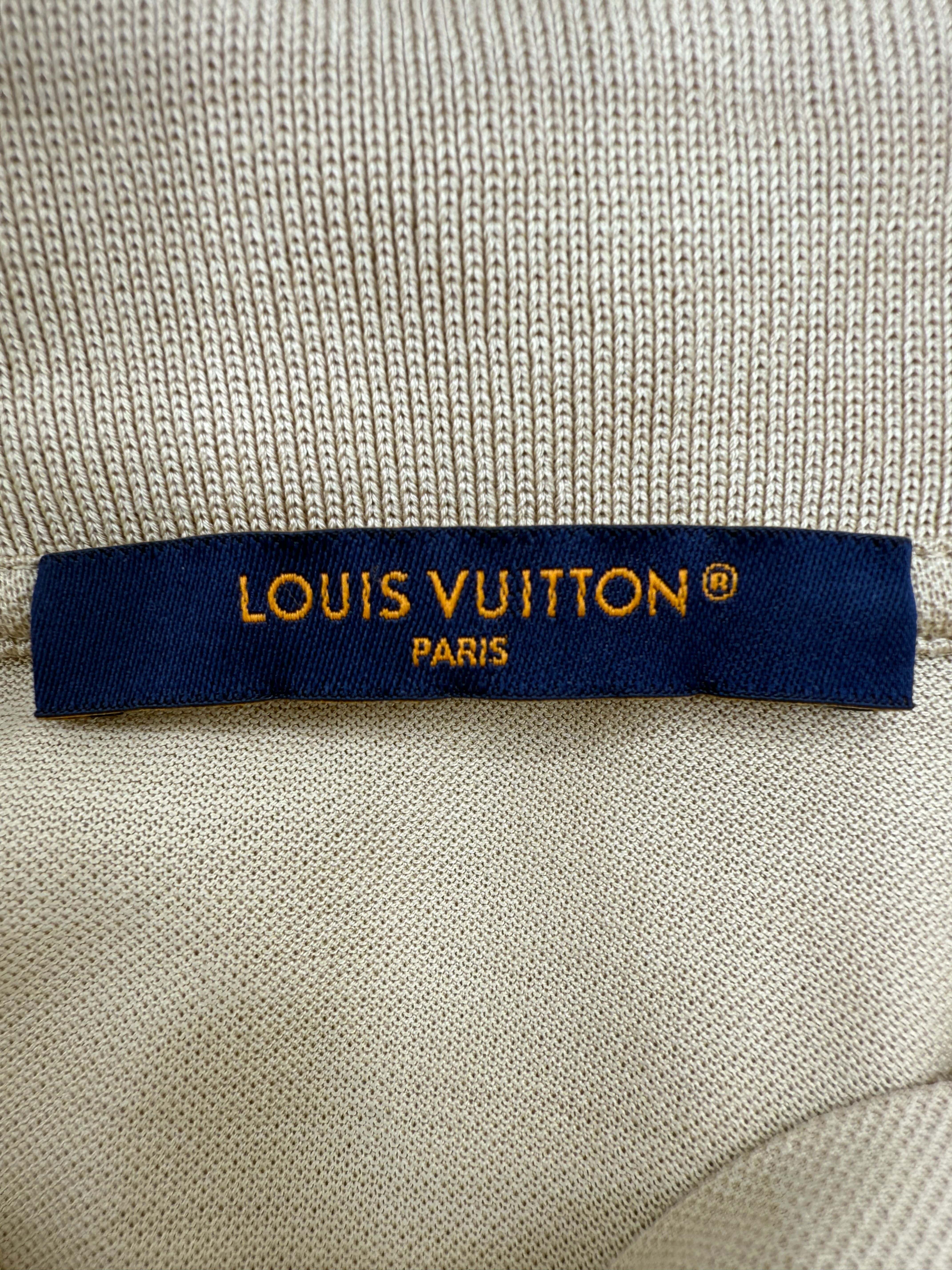 Louis Vuitton LV Mini Logo Polo - Cream