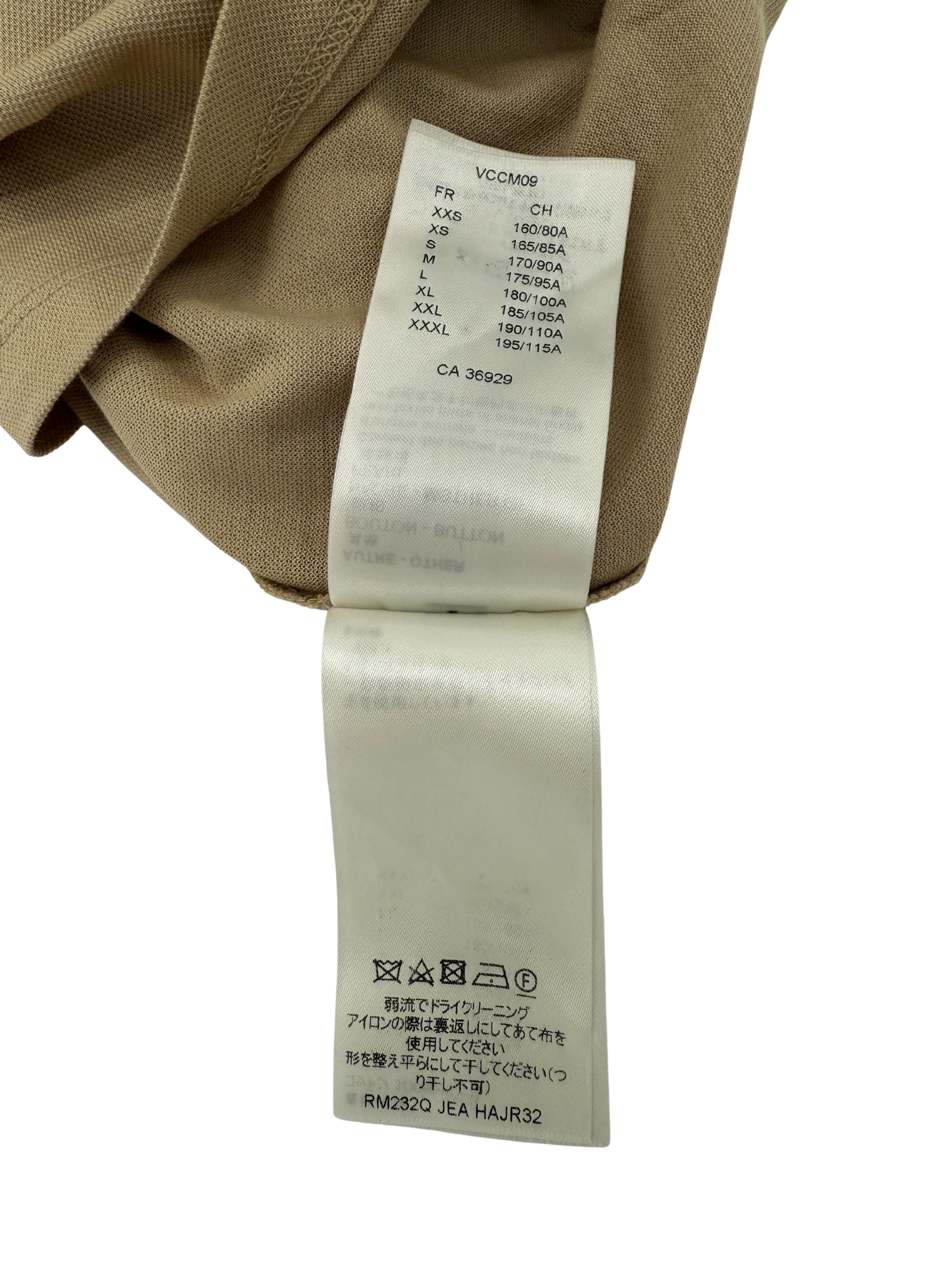 Louis Vuitton LV Mini Logo Polo - Cream