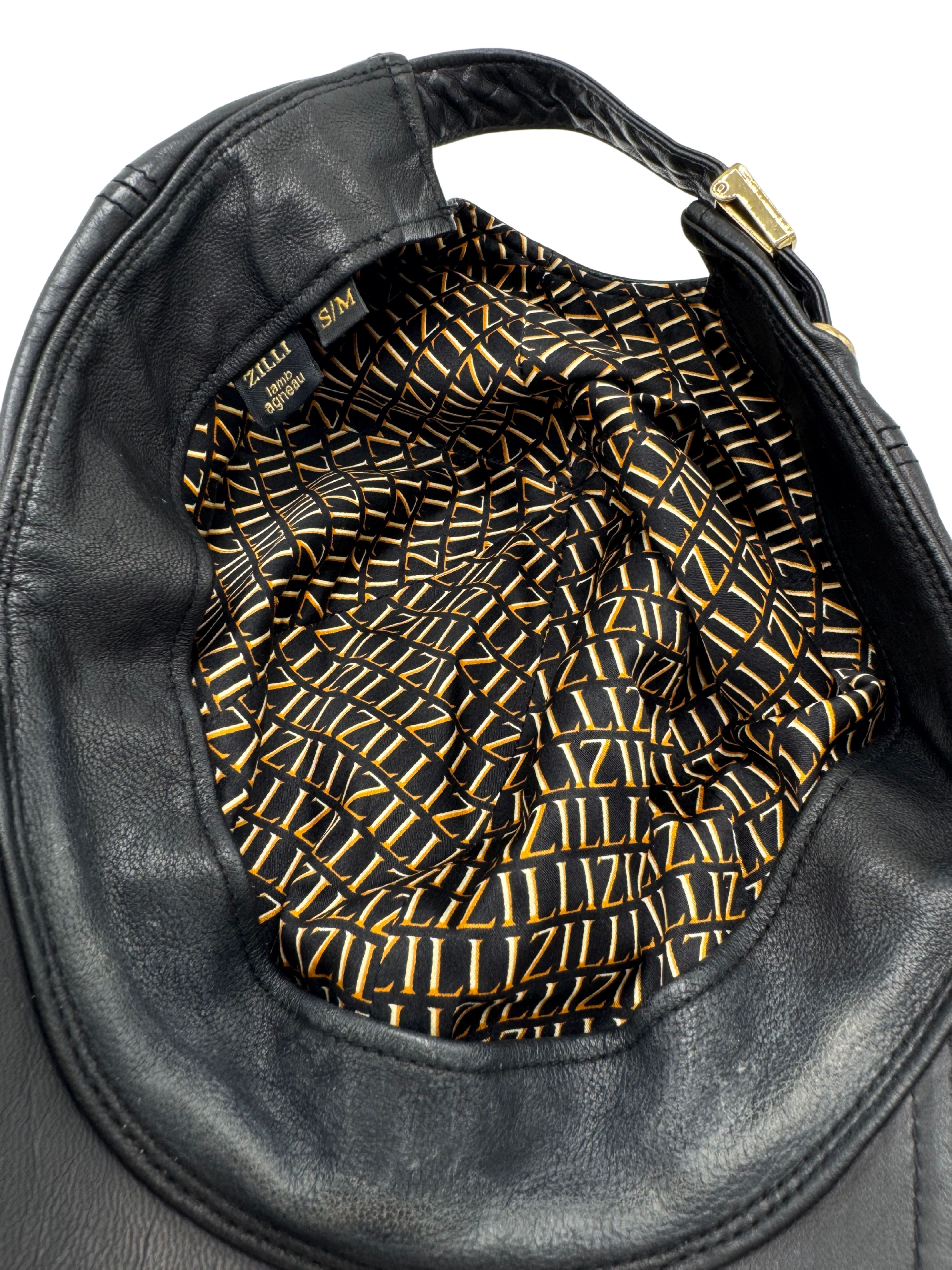 Zilli Leather Cap Zilli