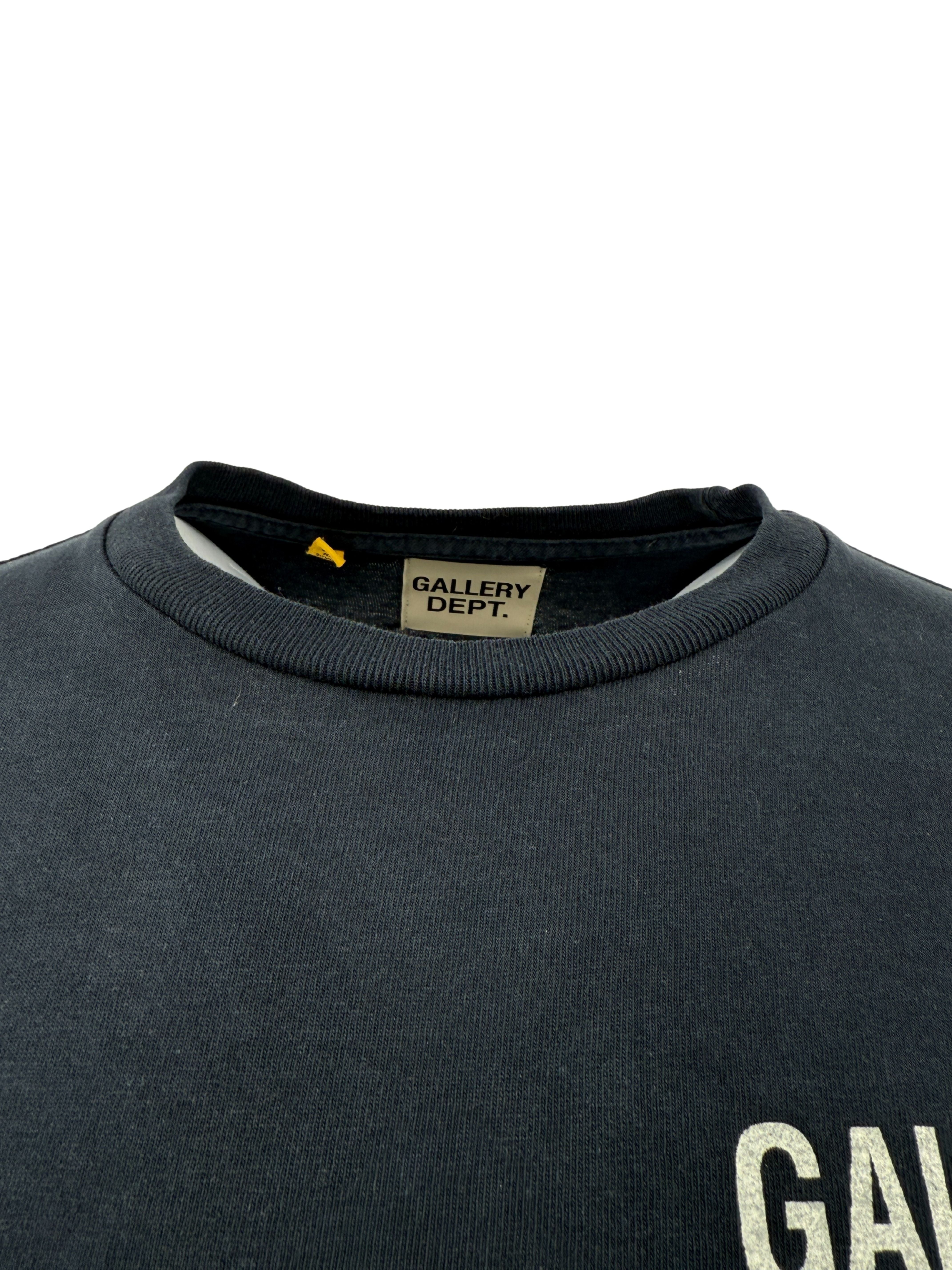 Gallery Dept. Logo T-Shirt - Navy Gallery Dept