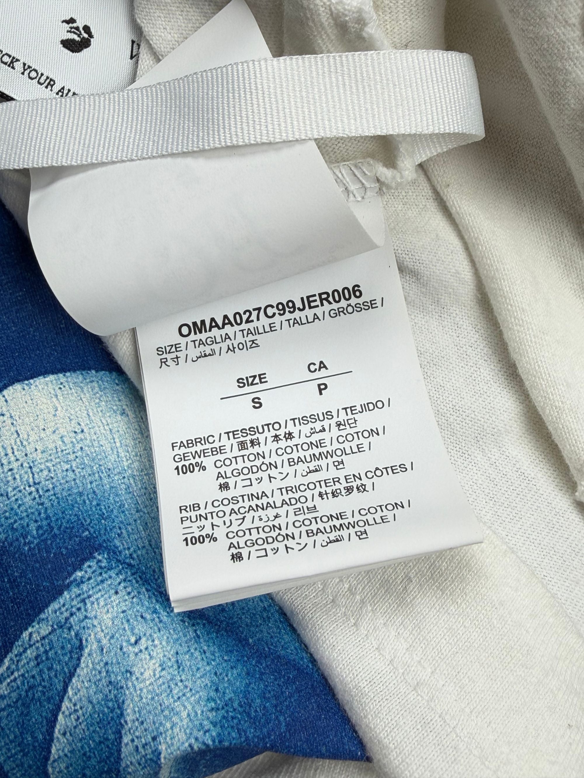 Off White Mona Lisa Print T-Shirt Off-White