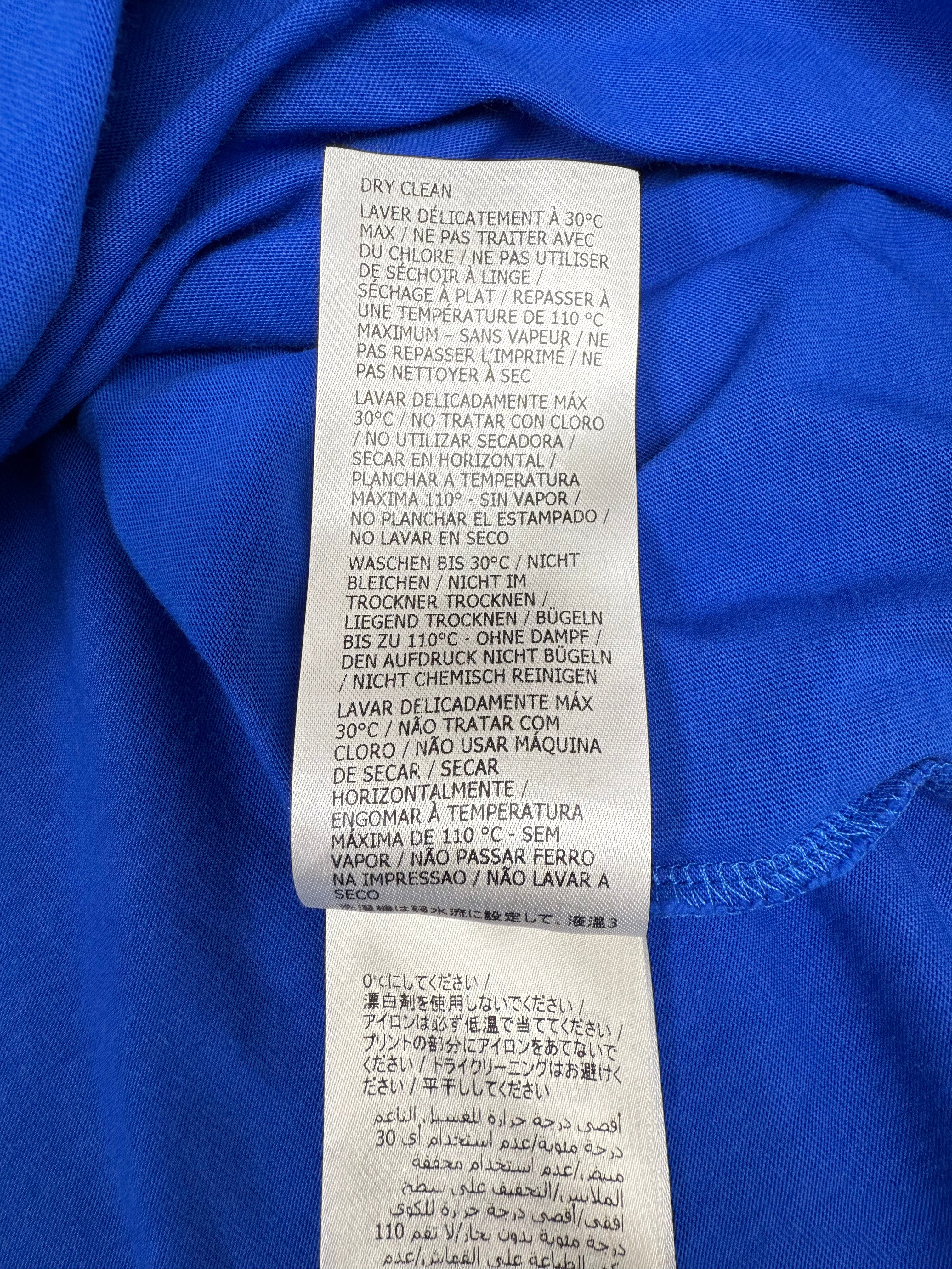 Alexander McQueen Graffiti Logo T-Shirt - Blue