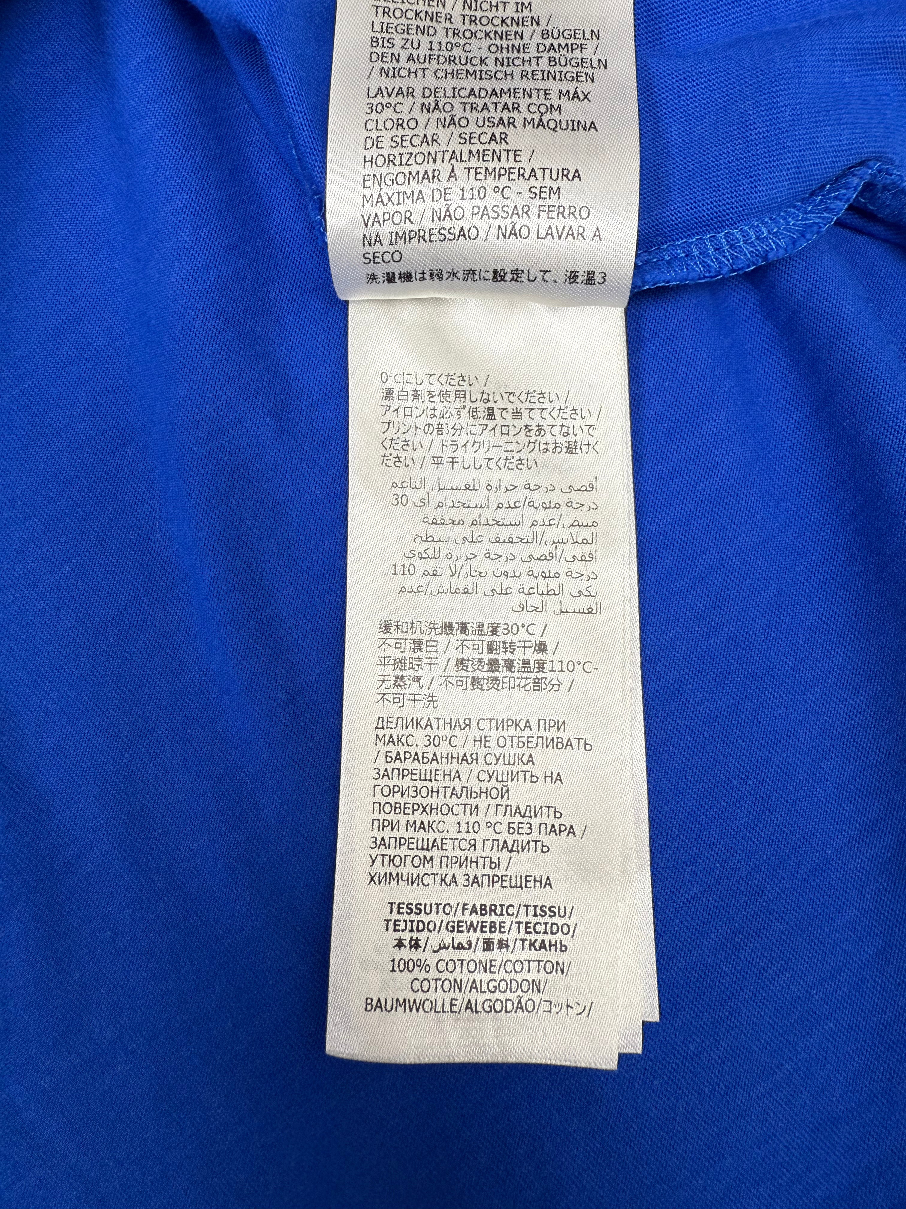 Alexander McQueen Graffiti Logo T-Shirt - Blue