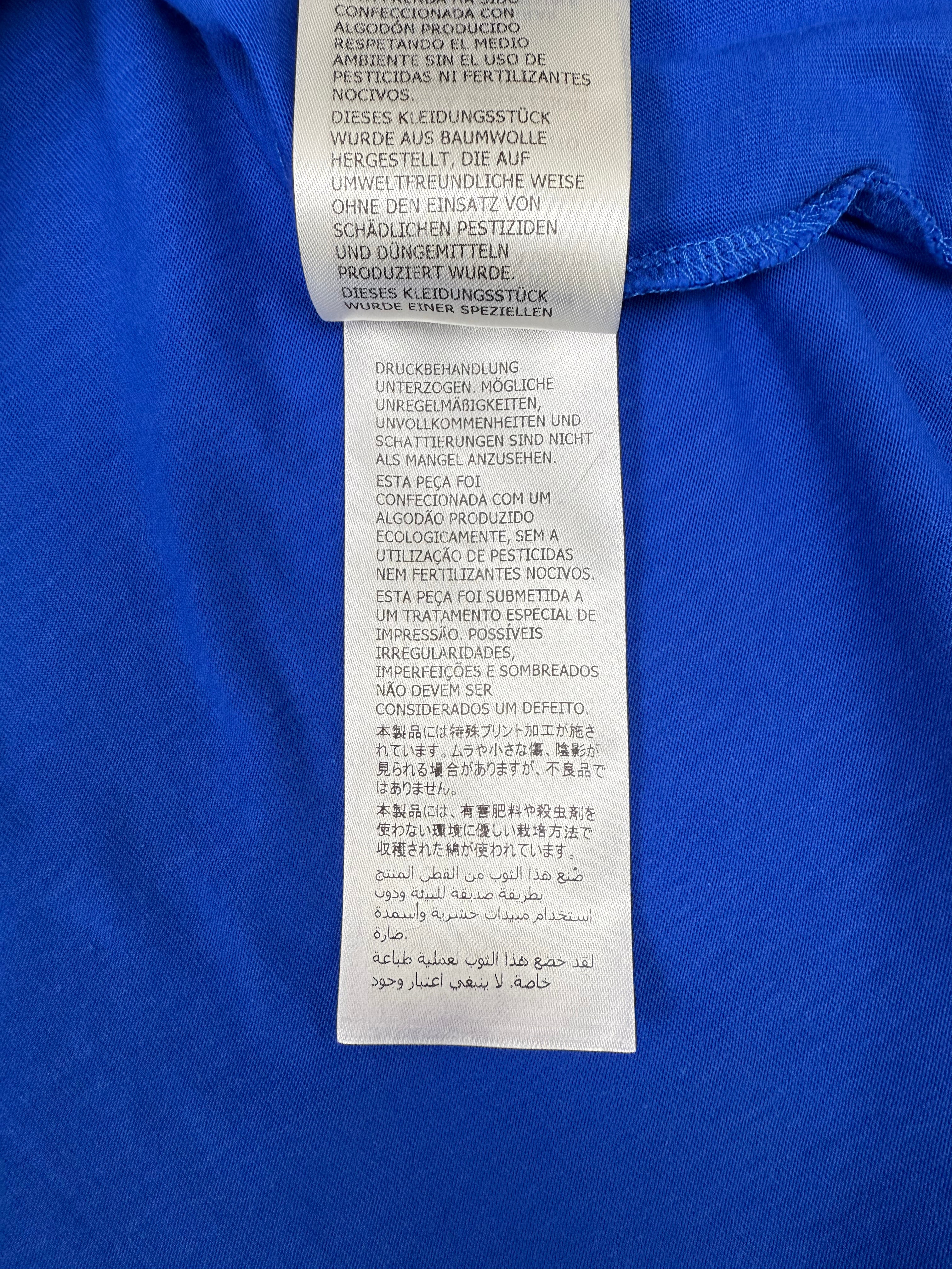 Alexander McQueen Graffiti Logo T-Shirt - Blue