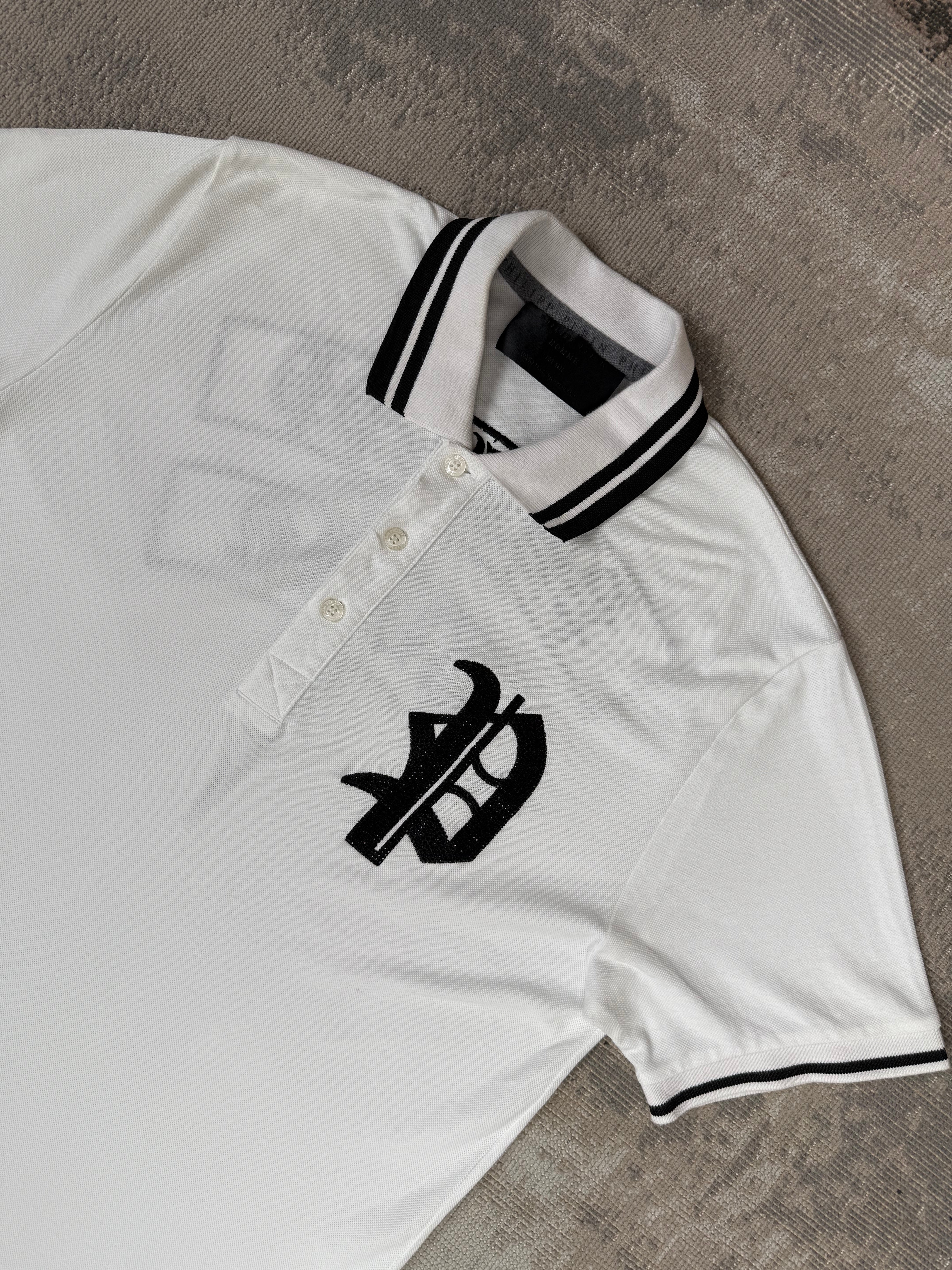 Philipp Plein Homme Studded Polo - White Philipp Plein