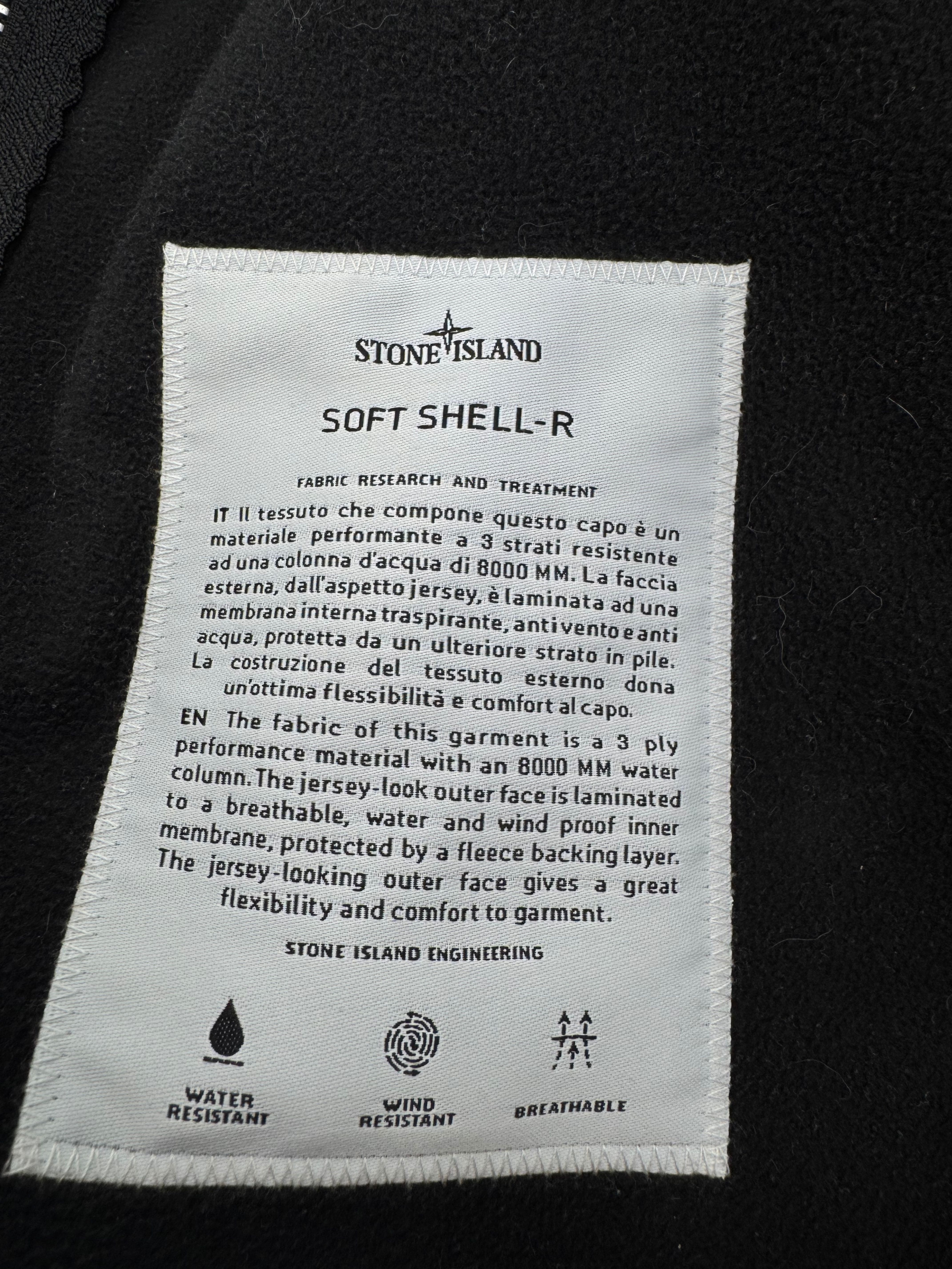Stone Island Soft Shell-R Jacket - Black Stone Island
