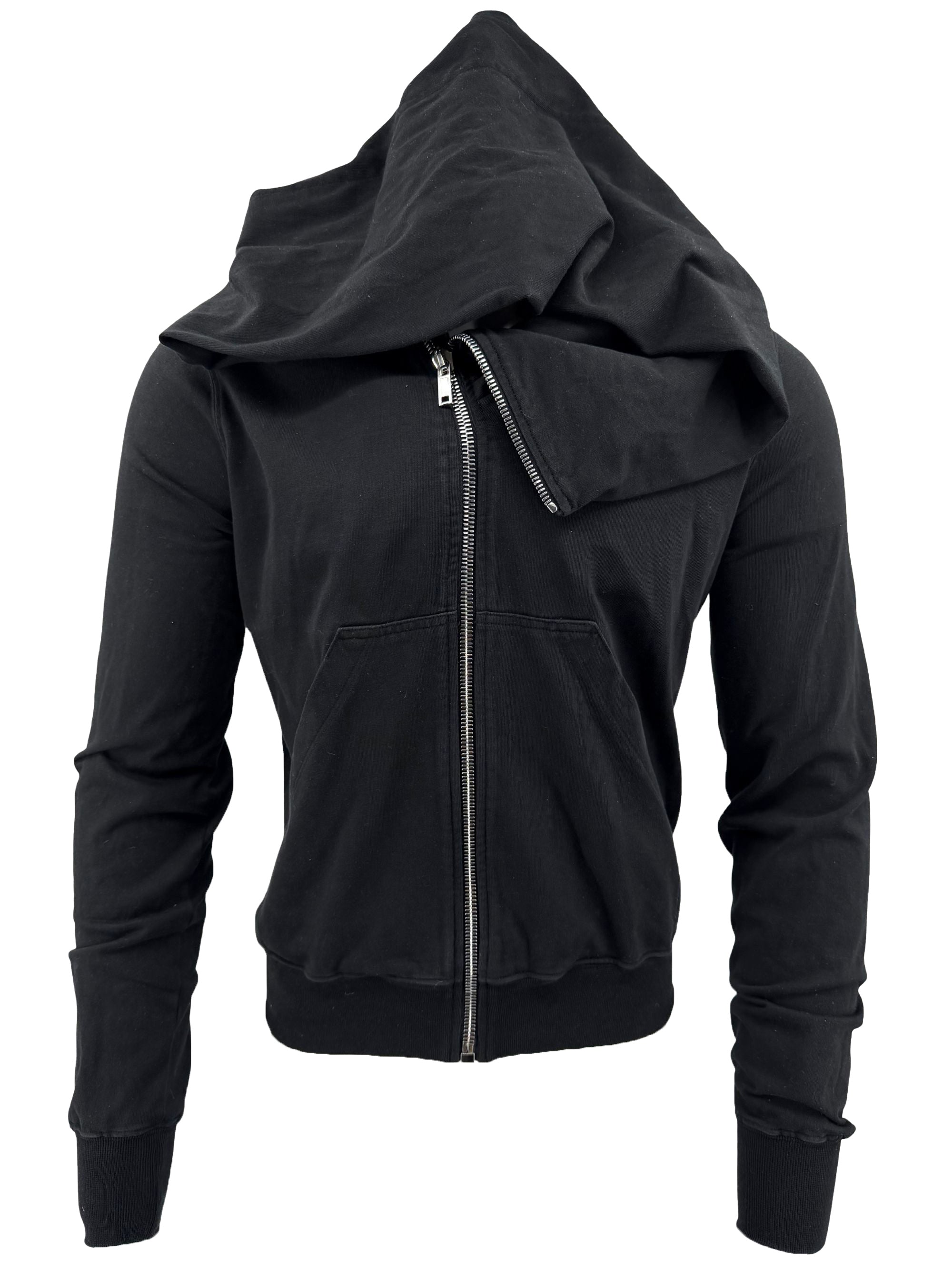 Rick Owens Asymetric Zip Up Hoodie Rick Owens