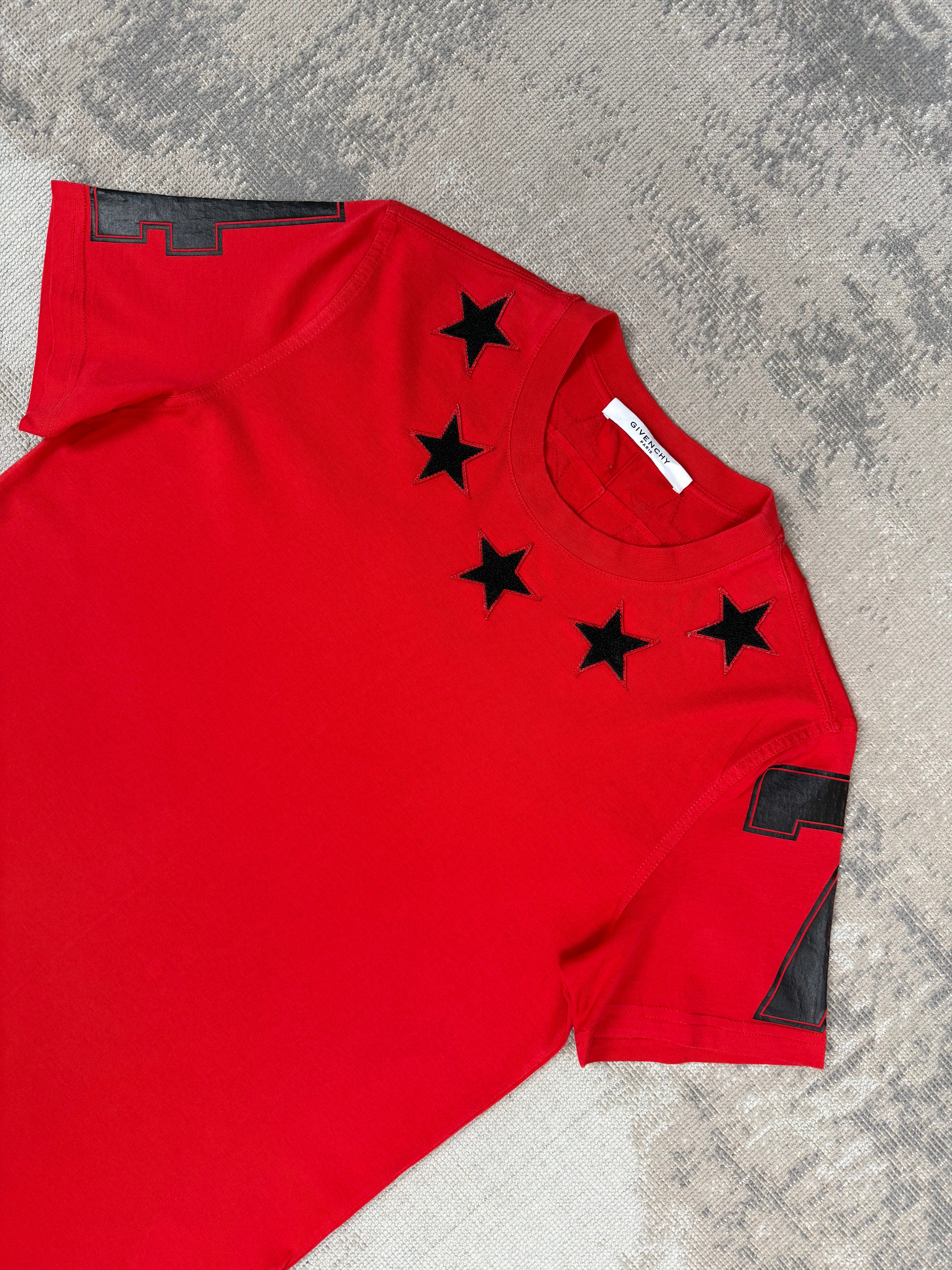 Givenchy Star 47 T-Shirt - Red Givenchy