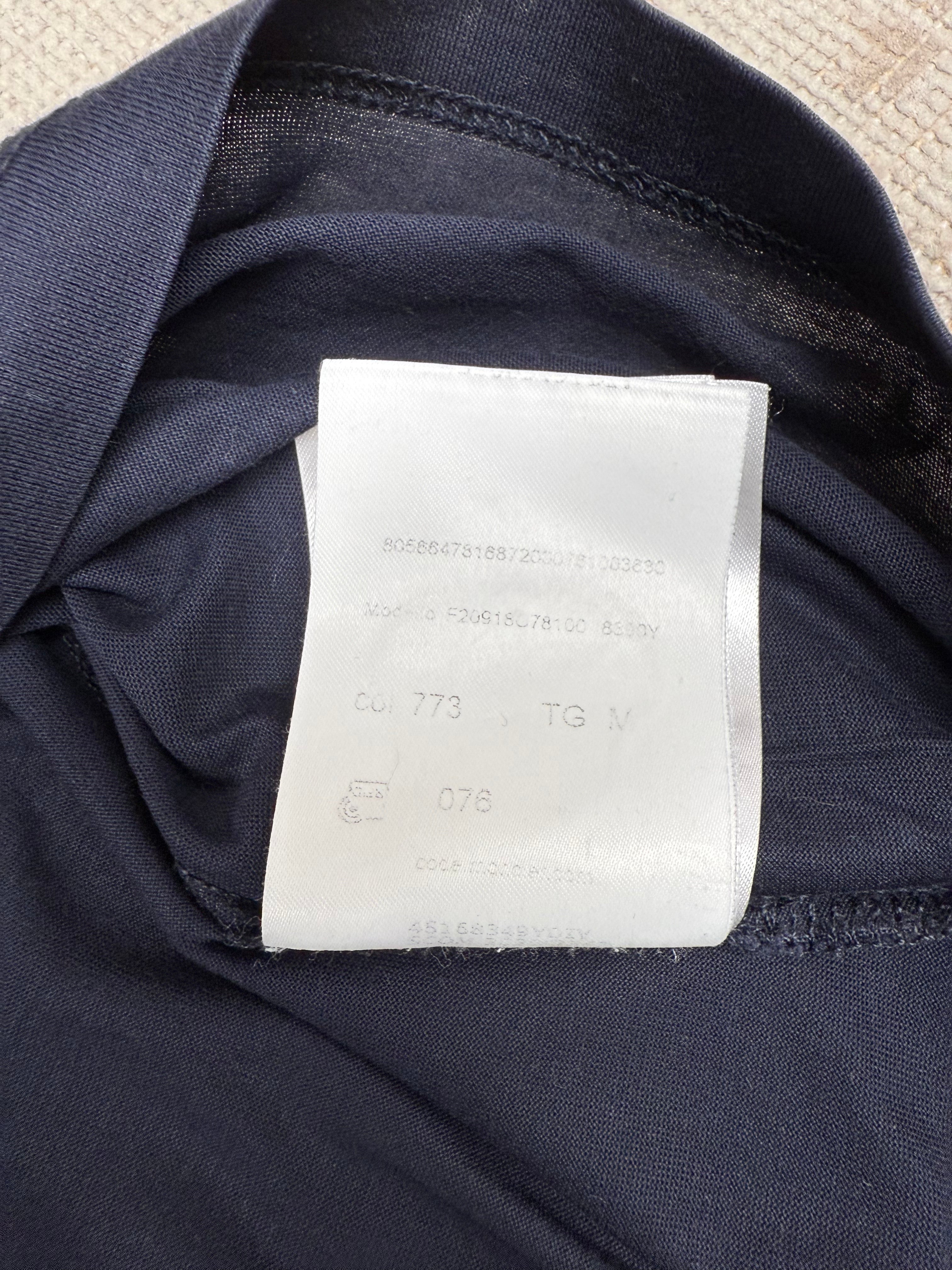 Moncler Double Logo Patch T-Shirt - Navy Moncler