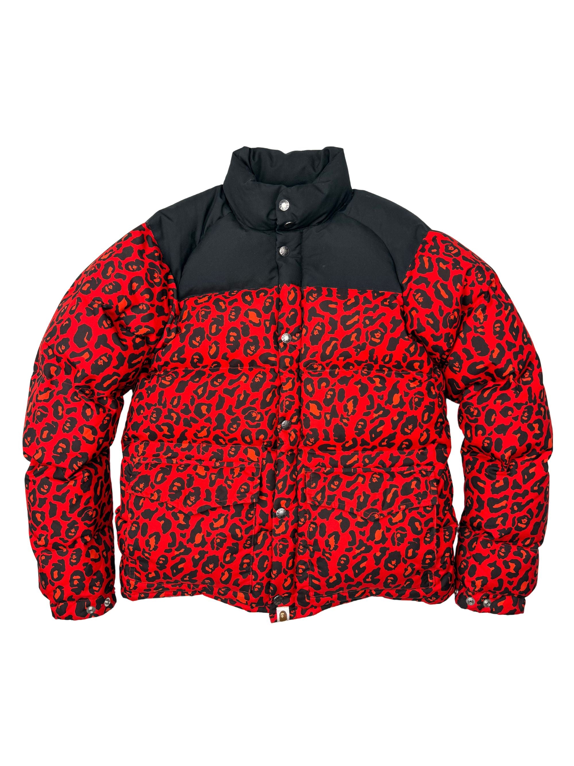 Bape Leopard Print Down Jacket BAPE